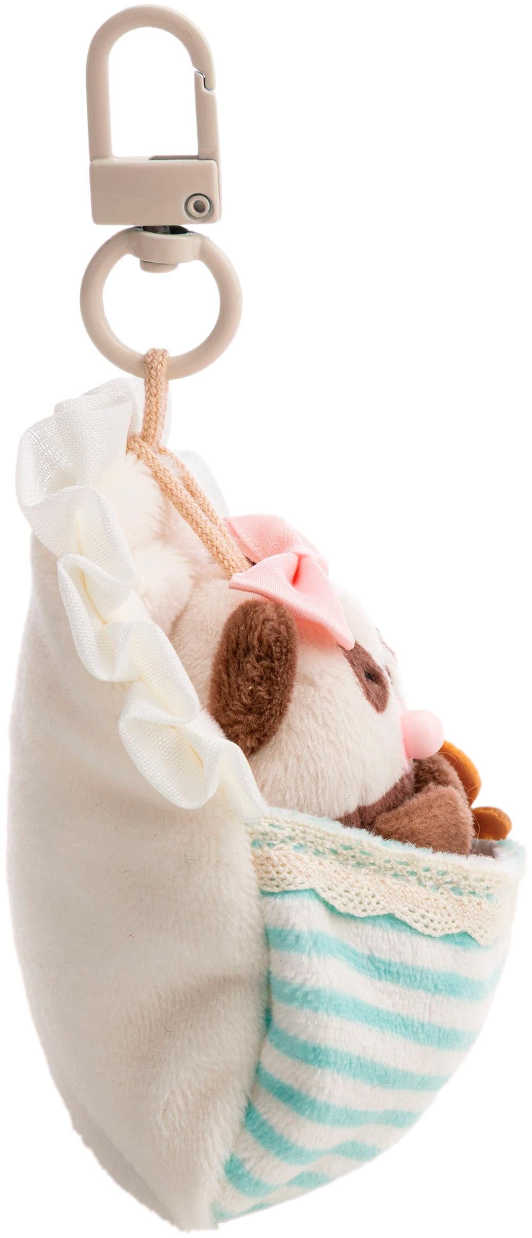 Nici Kuscheltier »mymochi, Set Panda Kono 7cm mit Breischale & Bettchen mit Karabiner« in Geschenkbox