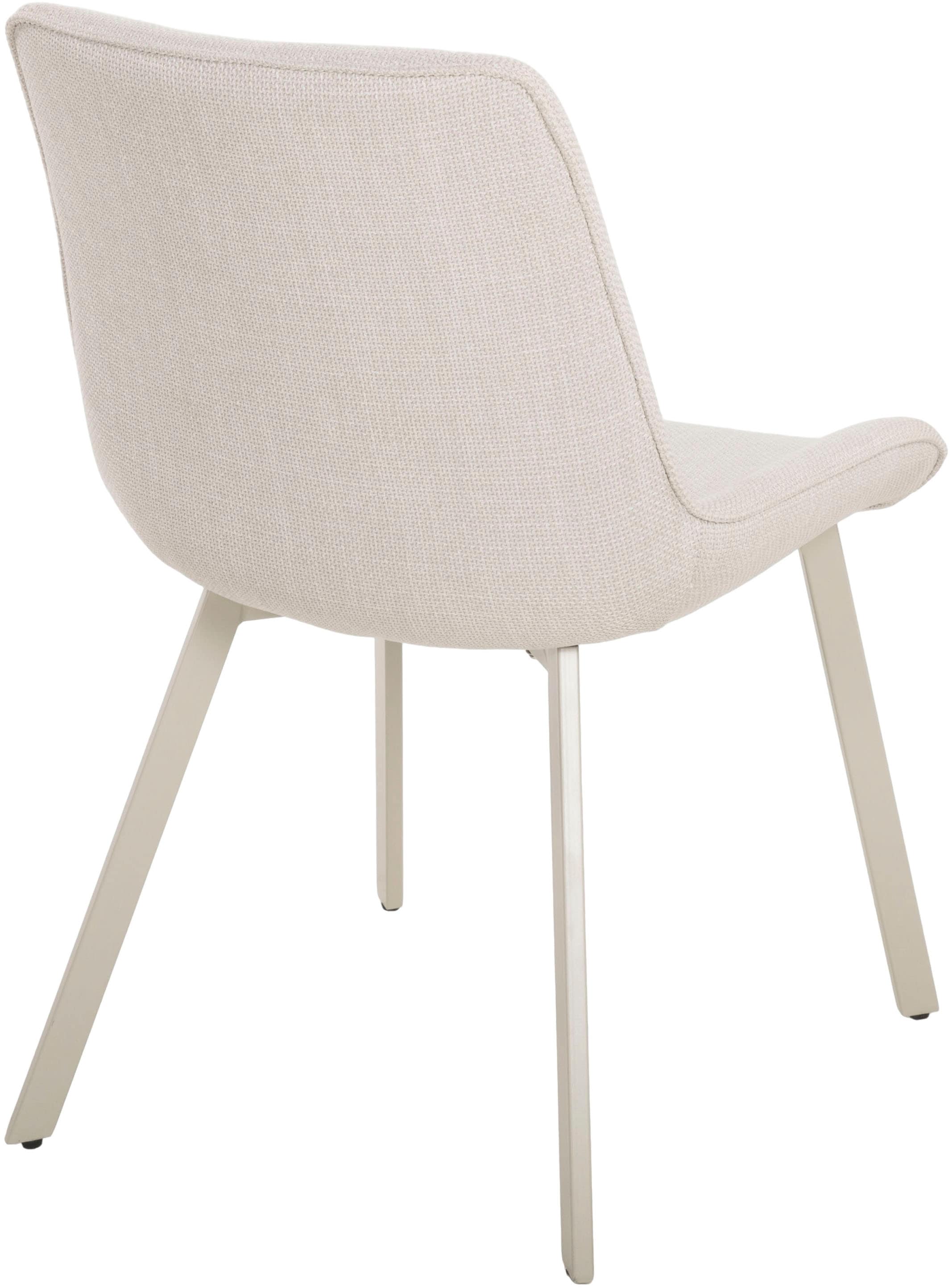 Duo Collection Essgruppe »Pina und Mila«, (Set, 5 tlg.), Ø 120 cm, massives Metallgestell, Trendfarbe Kaschmir