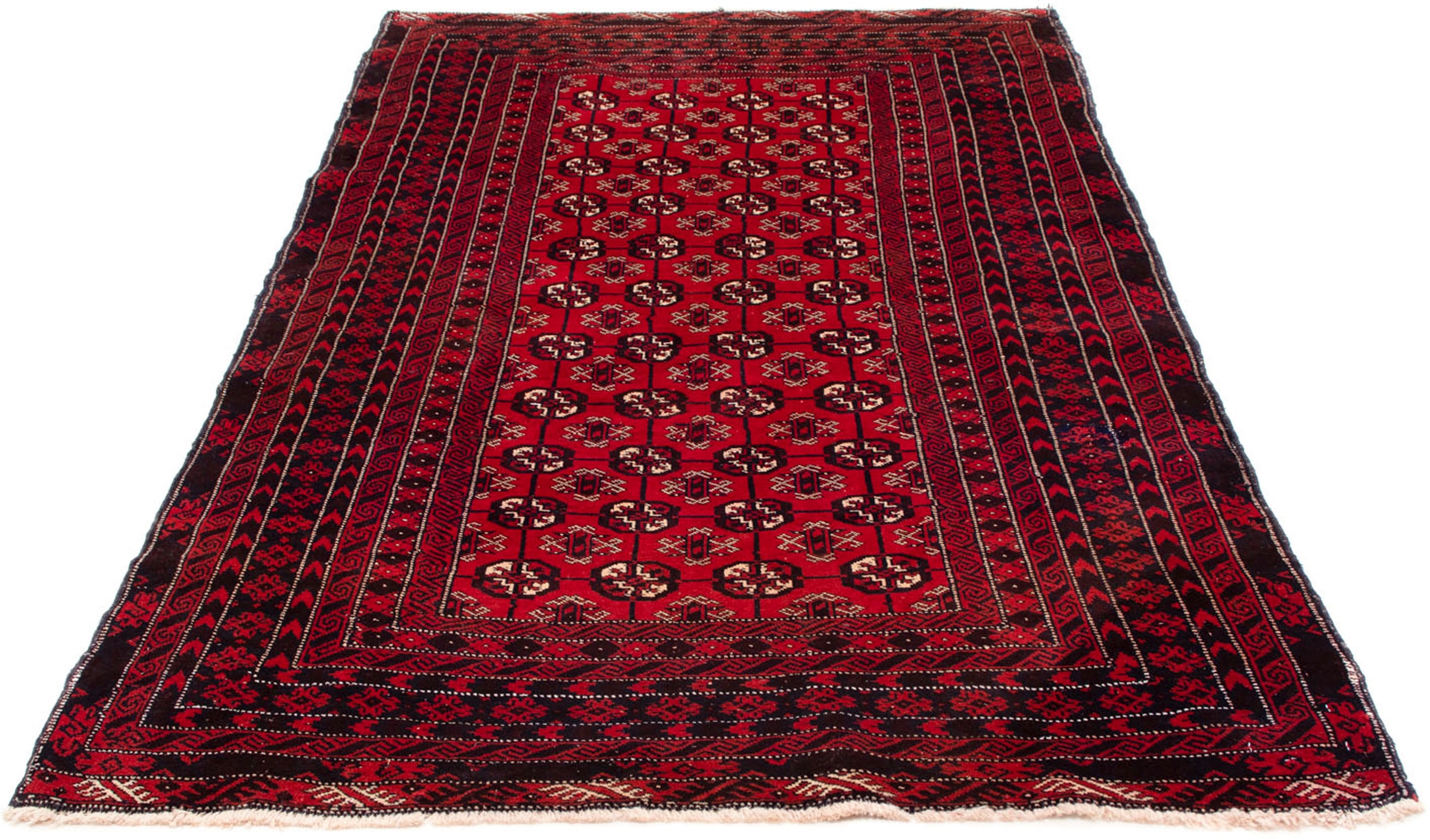 morgenland Orientteppich »Belutsch - 186 x 119 cm - dunkelrot«, rechteckig, günstig online kaufen