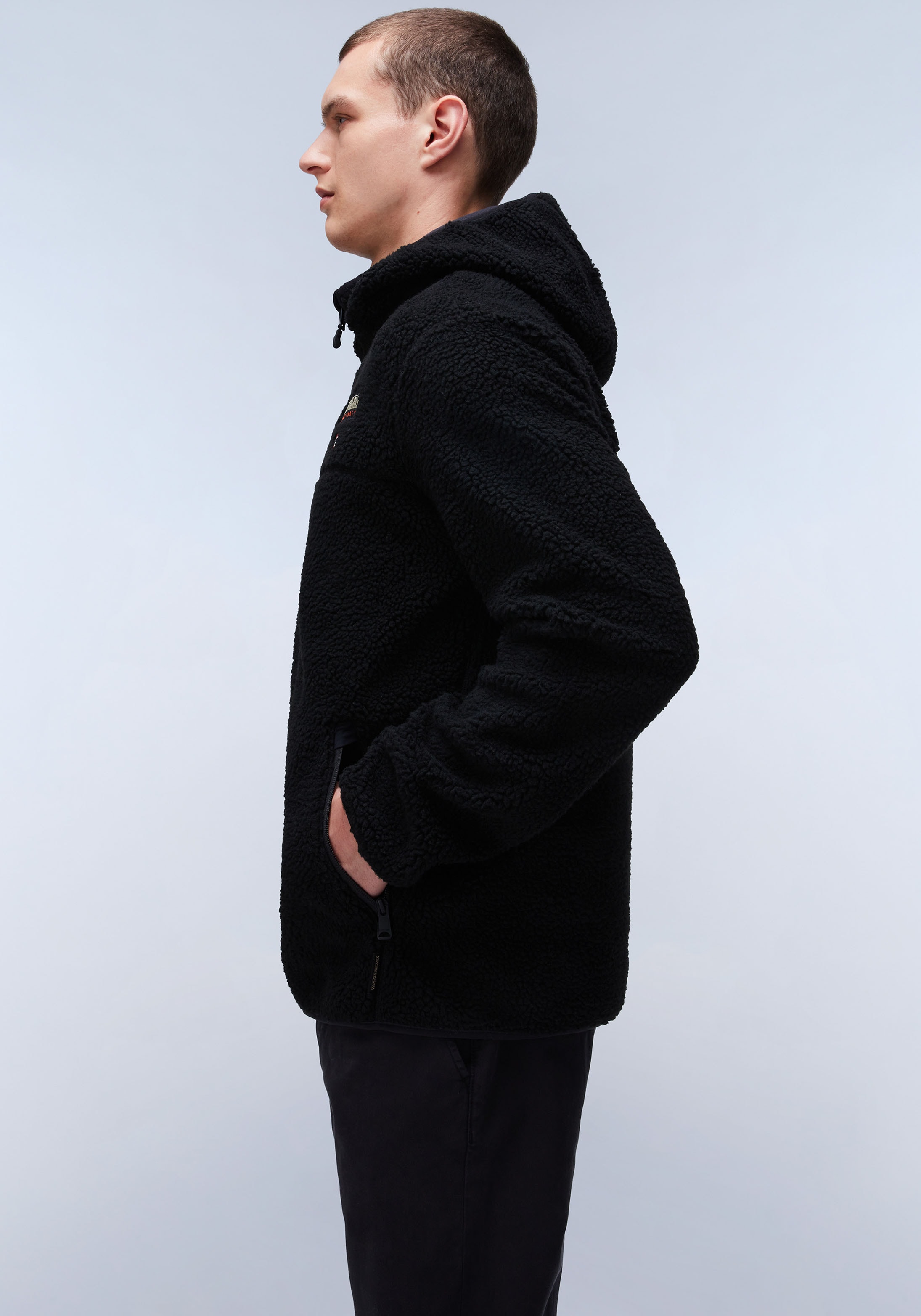 Napapijri Fleecejacke »TYNIK«, mit Kapuze