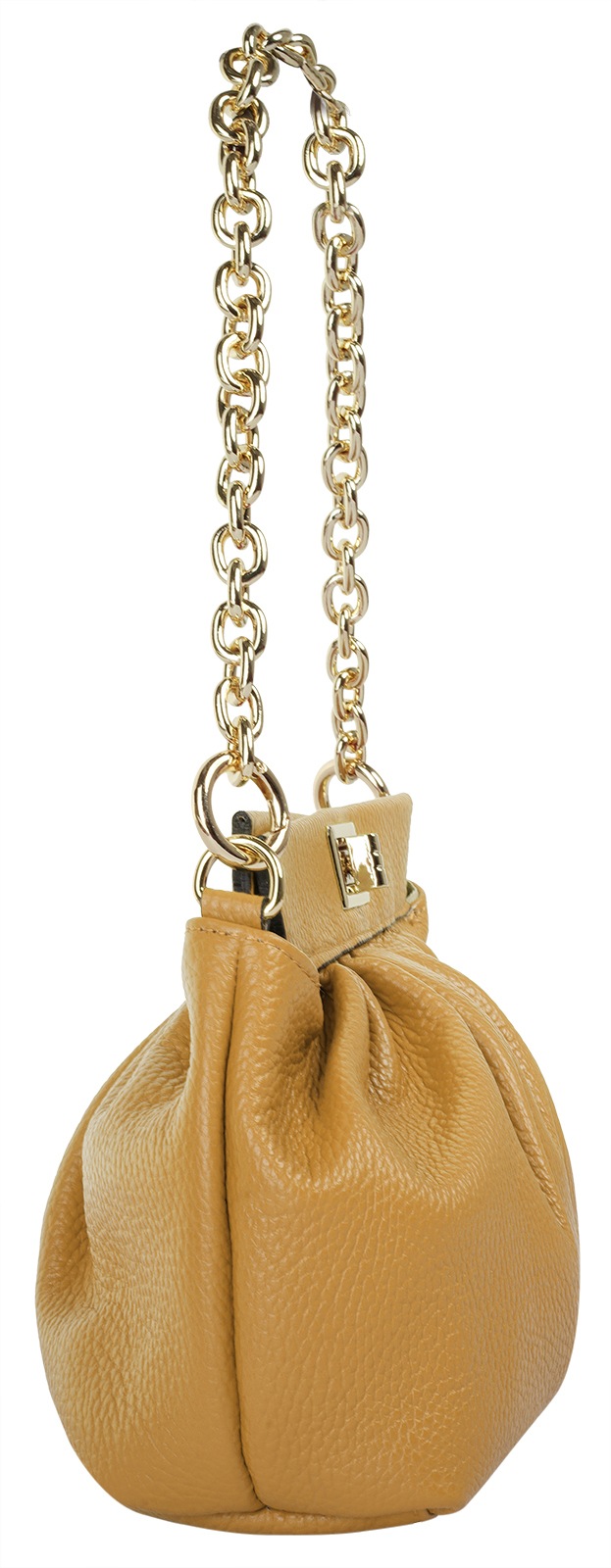 Cluty Umhängetasche, echt Leder, Made in Italy