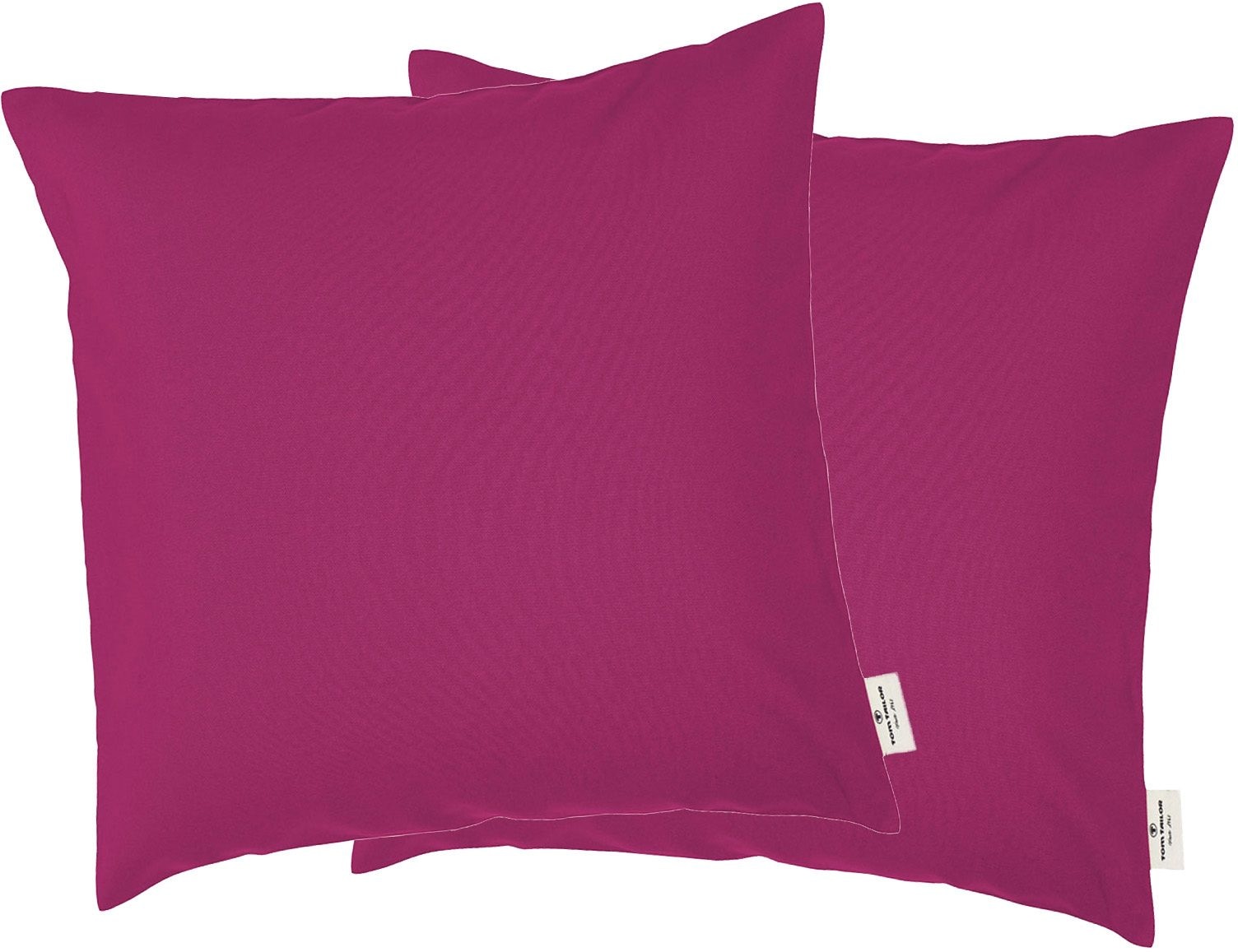TOM TAILOR HOME Dekokissen »Dove«, unifarben, Kissenhüllen ohne Füllung, 2er Pack