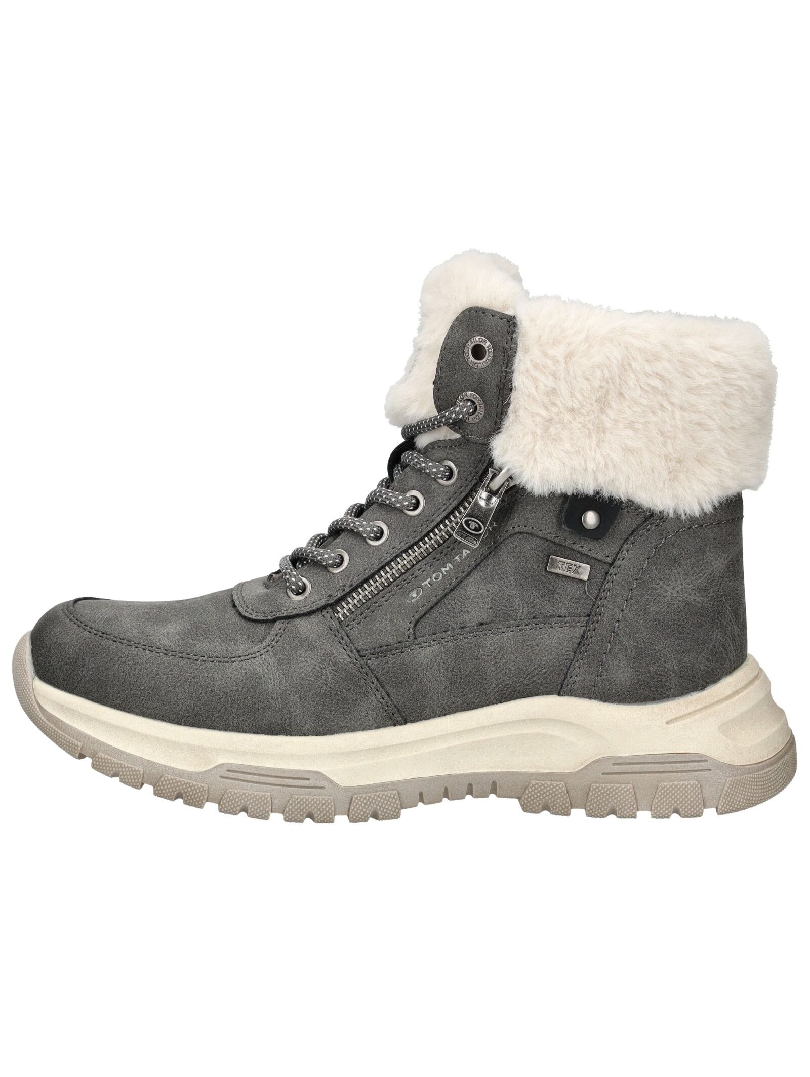TOM TAILOR Schnürstiefelette »Tom Tailor Stiefelette Lederimitat/Textil«