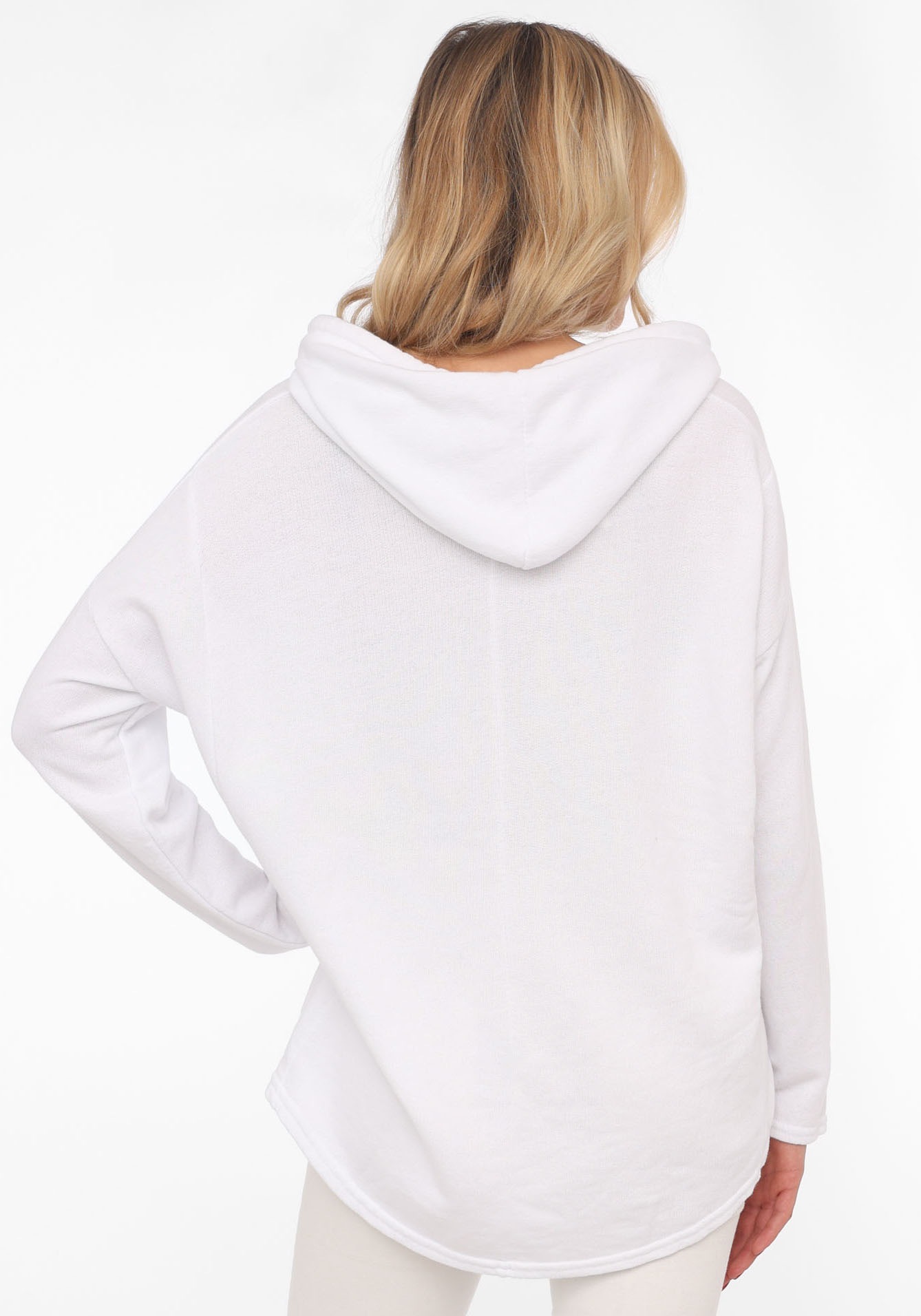 Zwillingsherz Hoodie »"Moin"«, Kapuze, Kordelzug, Langarm, maritimer Schriftzug