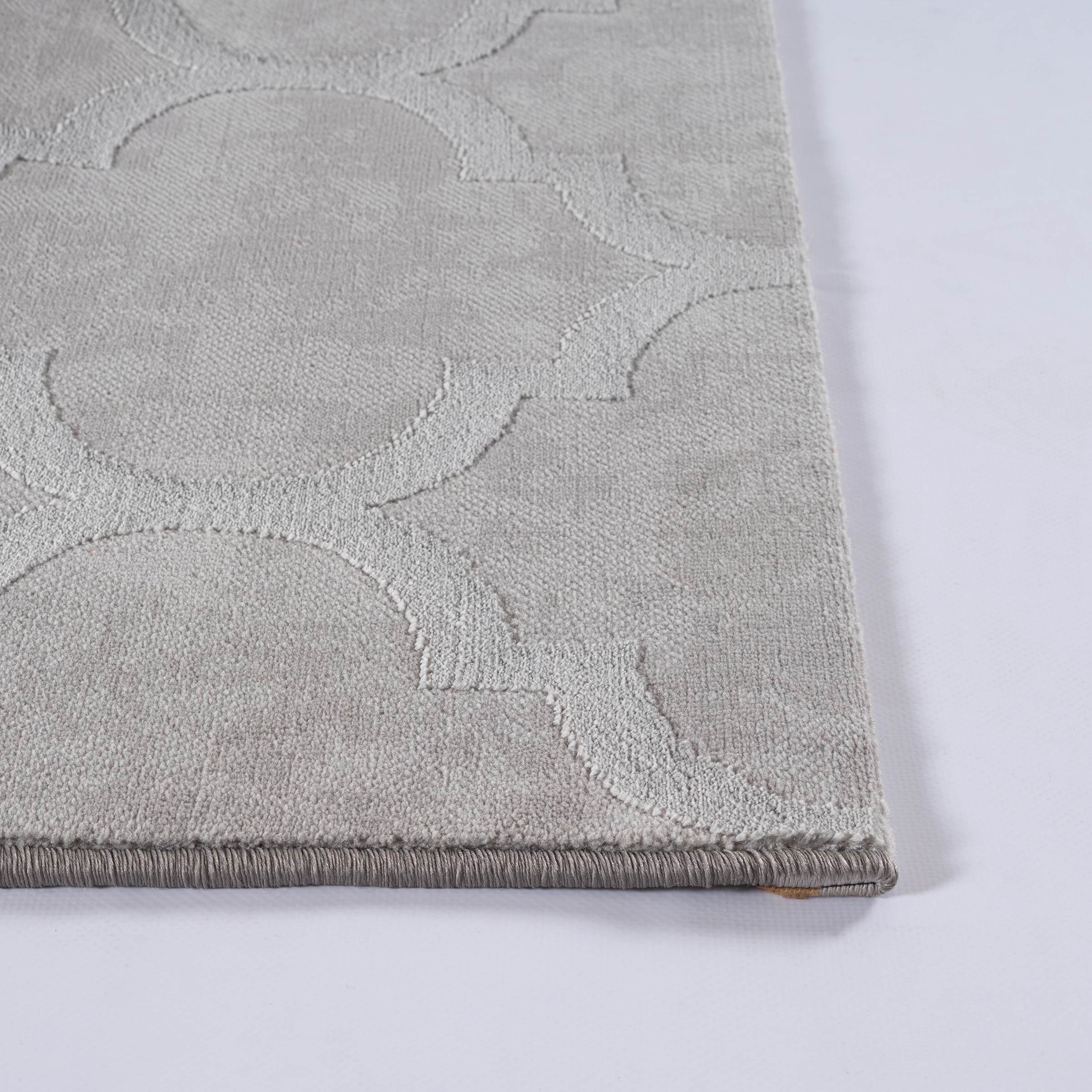 the carpet Teppich »Knight« rechteckig 12 mm Höhe moderner Wohnzimmer Teppich elegant glänzender Flor