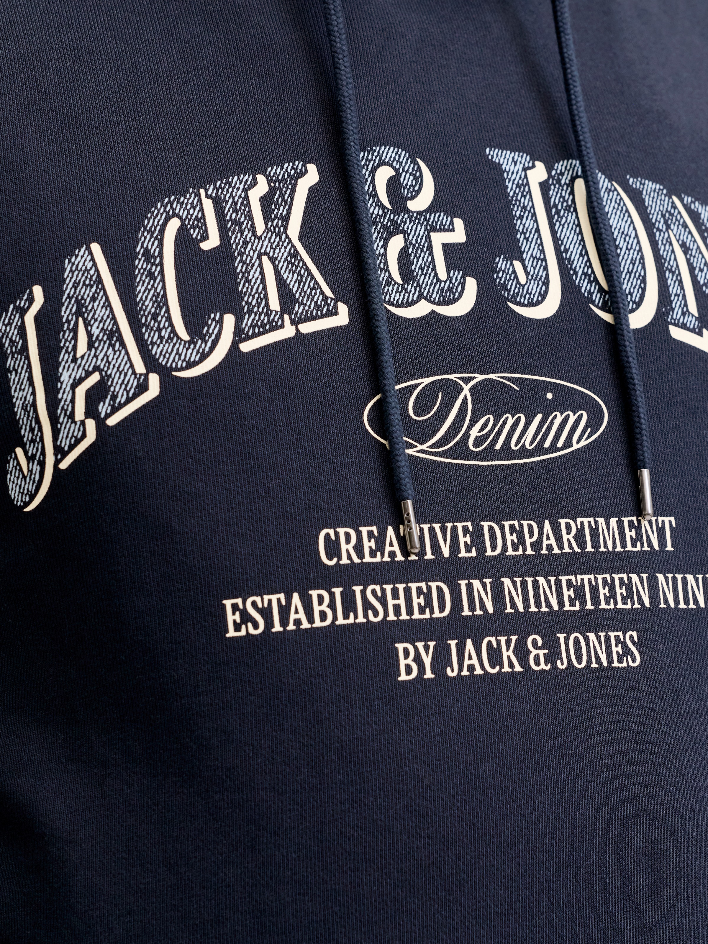Jack & Jones PlusSize Kapuzensweatshirt »JJEDENVER LOGO SWEAT HOOD SN PLS«

