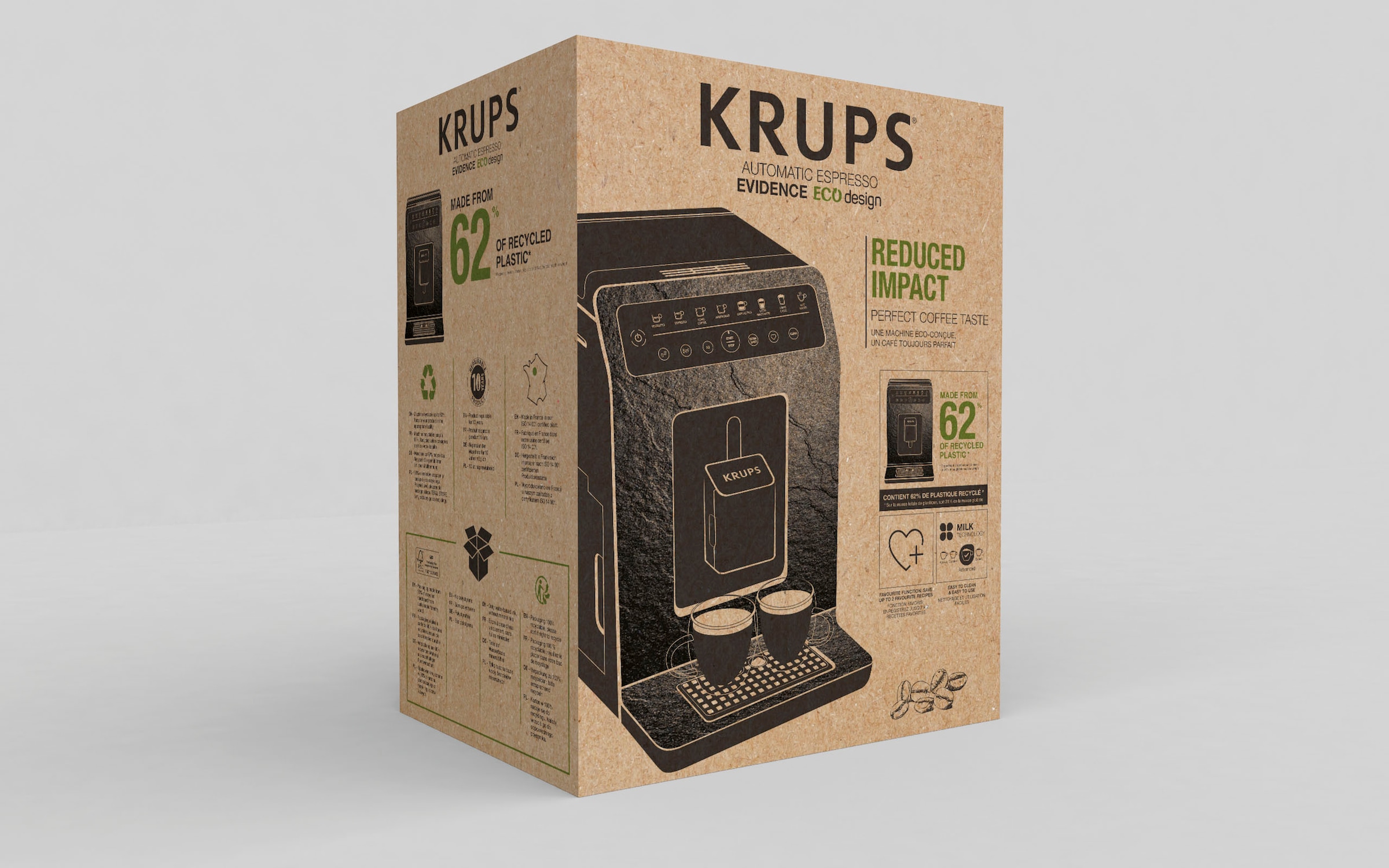 Krups Kaffeevollautomat online bei »EA897B ECOdesign« Evidence