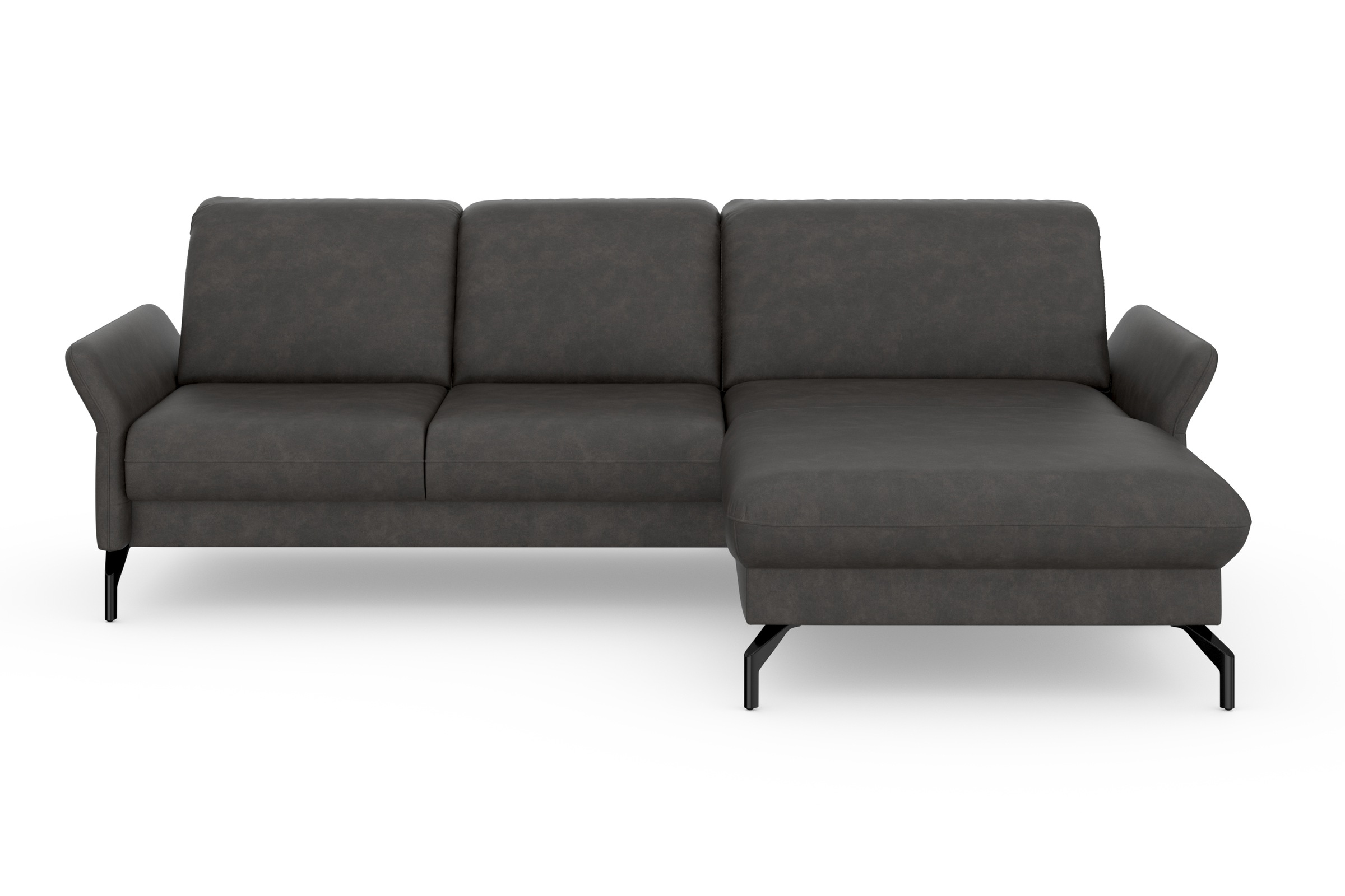 sit&more Ecksofa »Fashion L-Form«, wahlweise mit Kopfteilverstellung und Vorziehsitz, motorisch