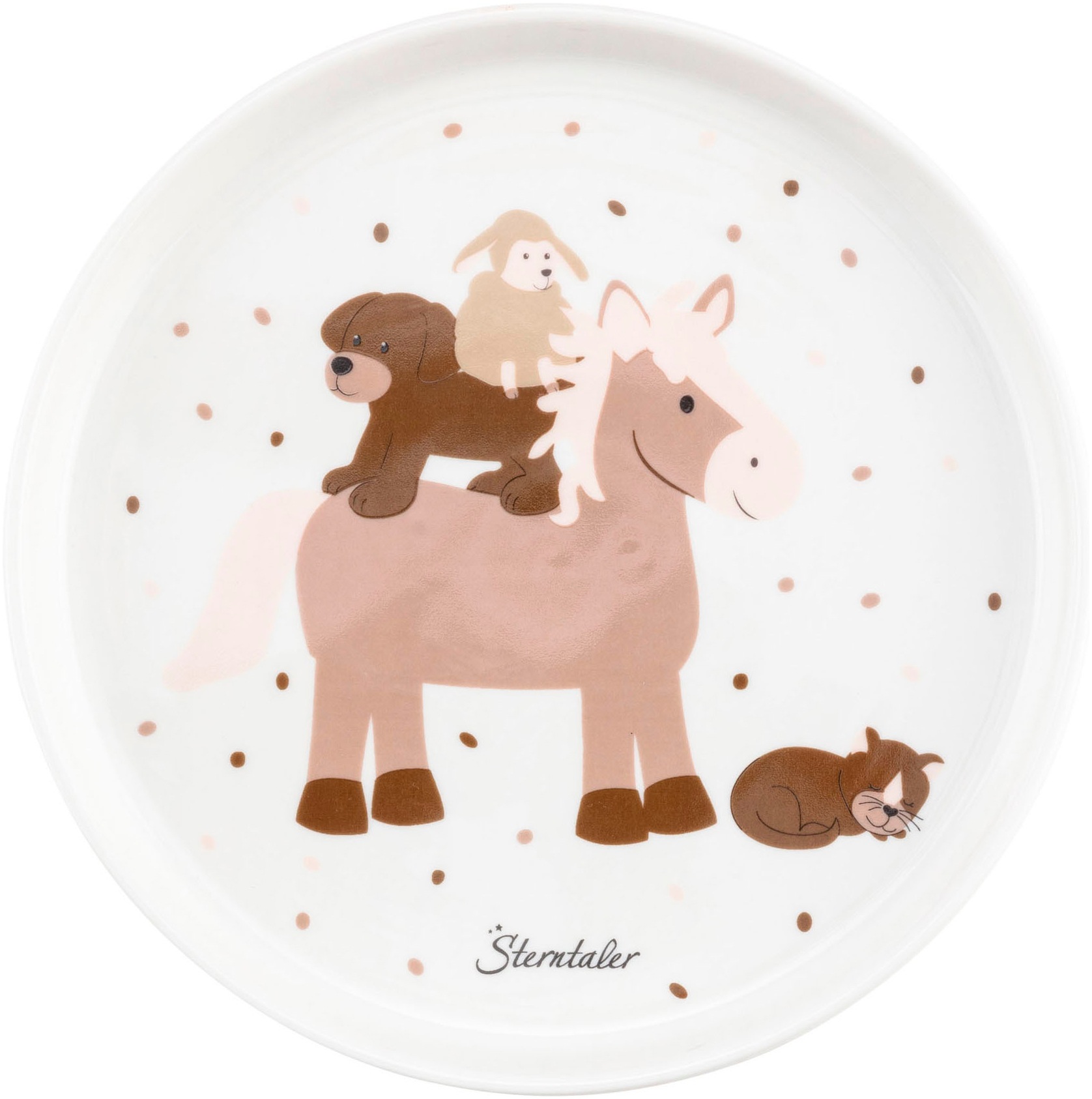 Sterntaler® Kindergeschirr-Set »Bauernhof«, (3 tlg.)