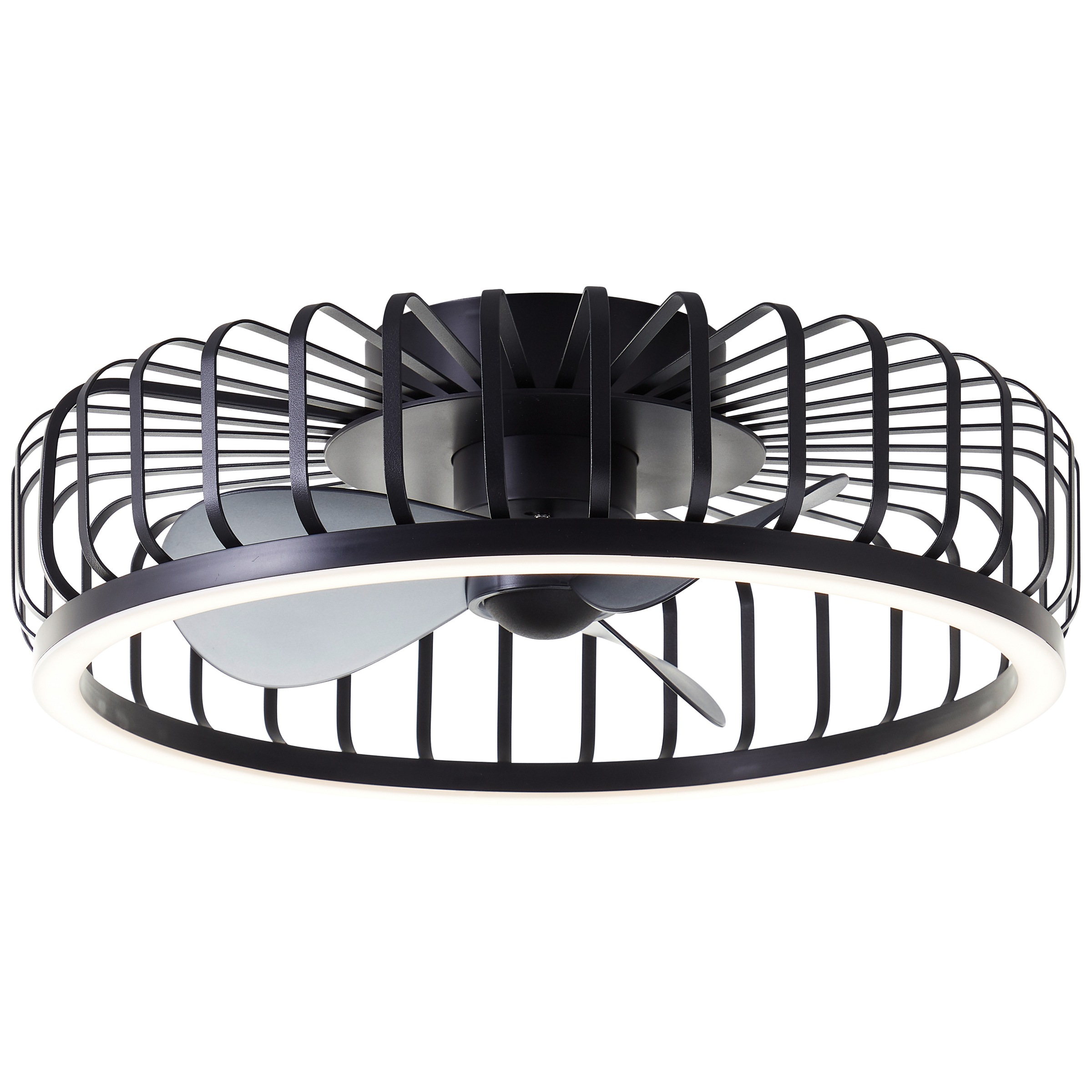 Brilliant LED Deckenleuchte »Capo« LED-Modul 1 Stk. warmweiß - kaltweiß LED-Ventilator, Ø 48 cm, 4200 lm, dimmbar, CCT