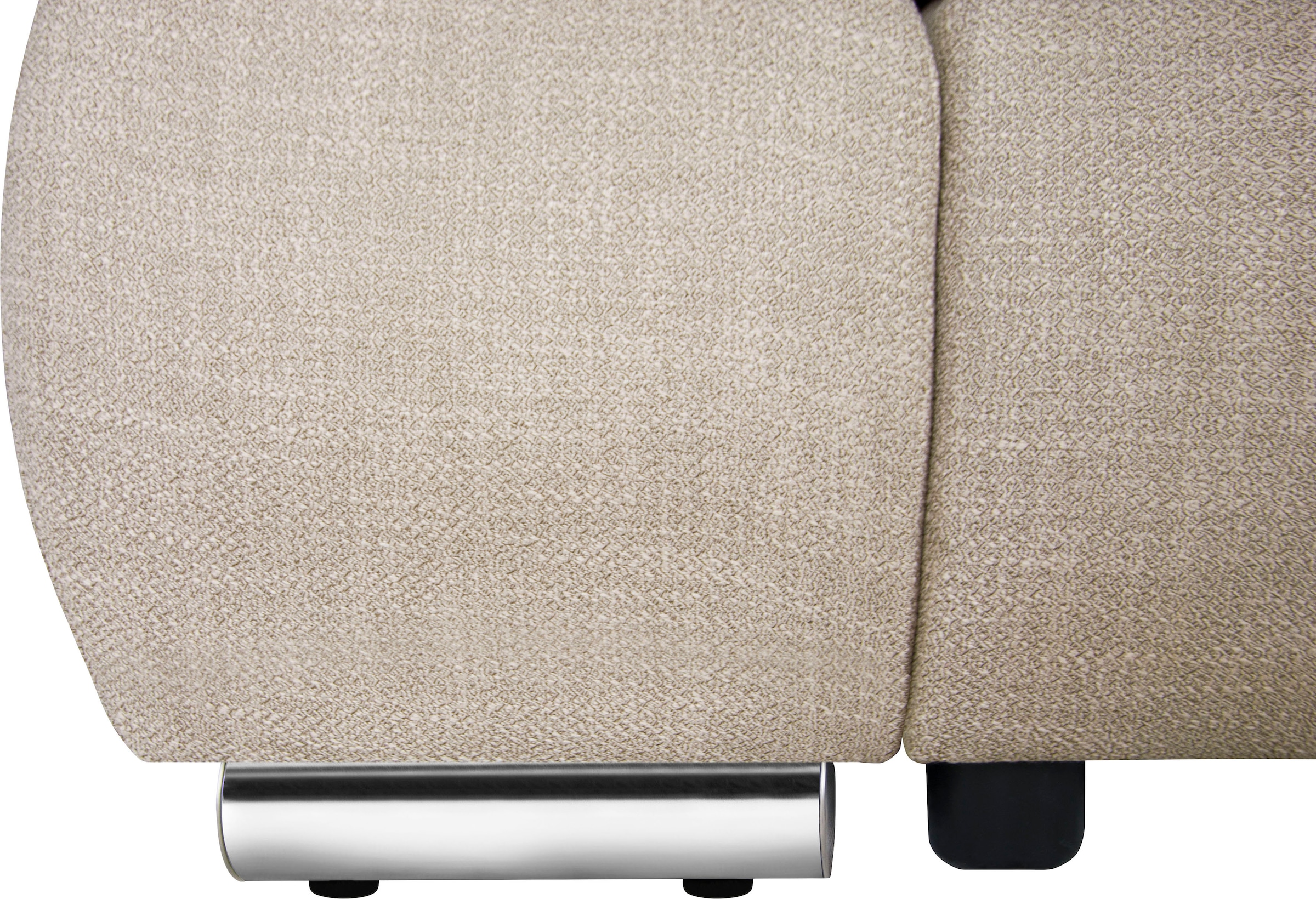Home affaire Ecksofa »Acra L-Form«, mit Bettfunktion und Bettkasten, in Mattenoptik