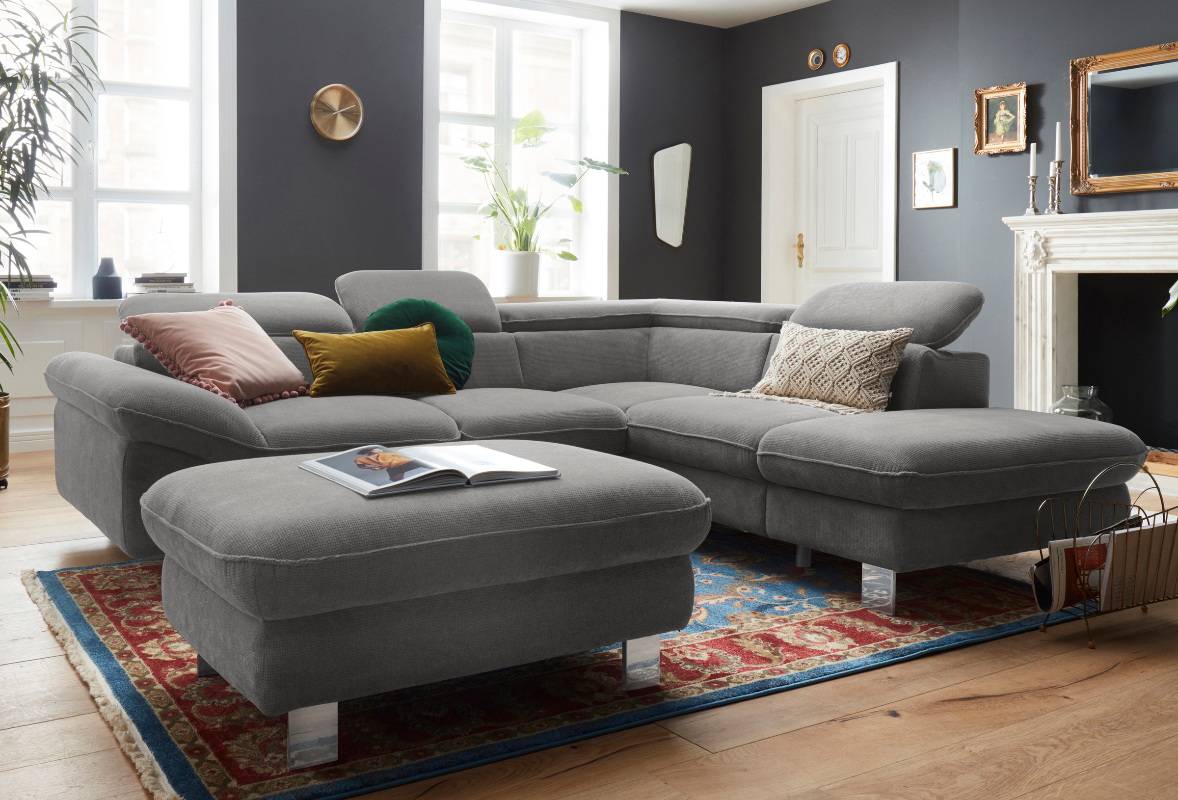 COTTA Polstergarnitur »Driver L-Form« Set, 2 Stk. tlg. Set bestehend aus: E günstig online kaufen