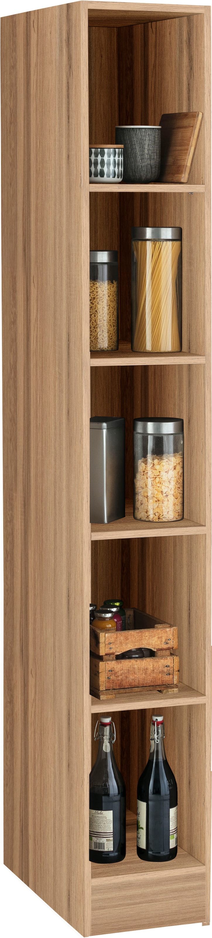 KOCHSTATION Regal »KS-Wien« 30 cm breit, mit Fächern günstig online kaufen