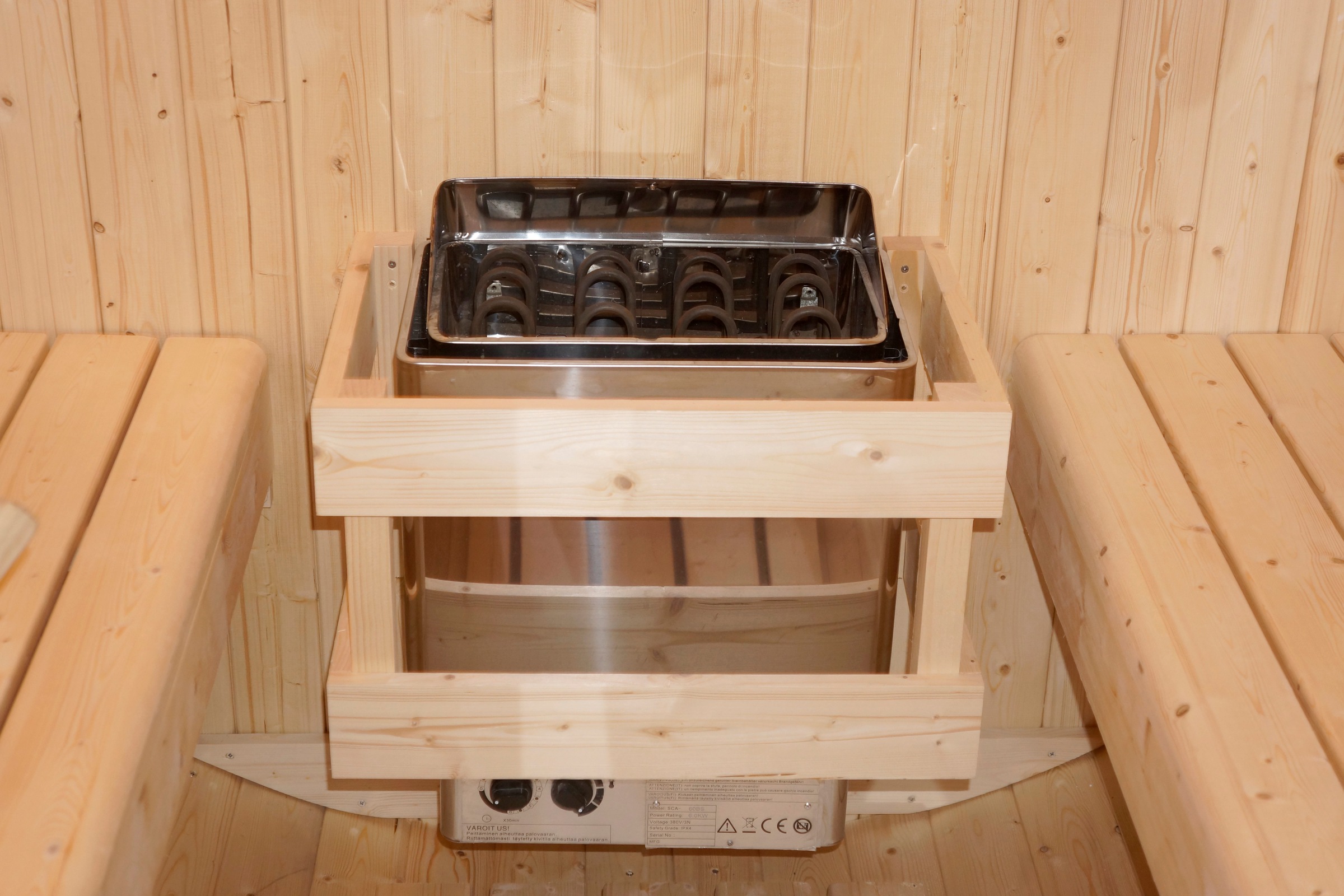 Sanotechnik Fasssauna »»TROMSÖ XL«« geeignet für 6 Personen, Fichetnholz