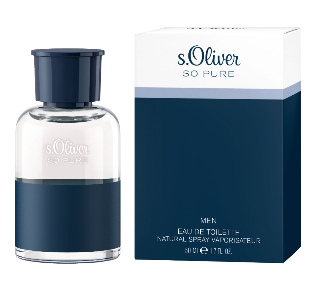 Eau de Toilette »s.Oliver So Pure Men EDT NATURAL SPRAY 50 ML«, (Packung, 1 tlg.)