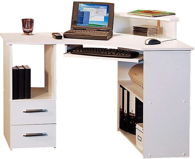 VOGL Möbelfabrik Schreibtisch »Sam«, in 2 Größen, mit Tastaturauszug & Moni günstig online kaufen