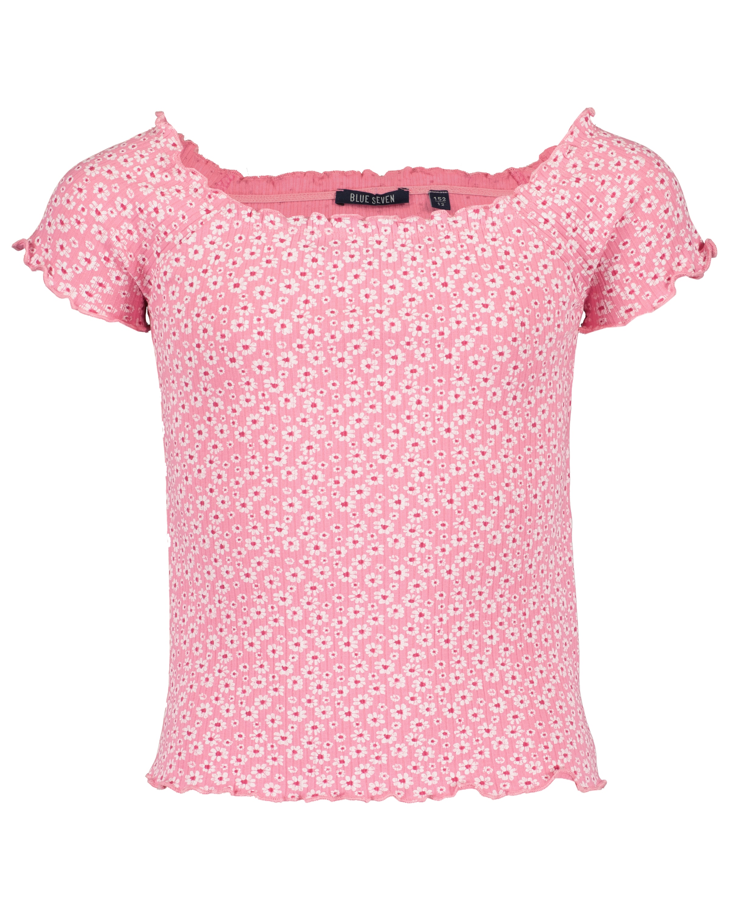 Blue Seven T-Shirt »Blue Seven T-Shirts mit Carmen-Ausschnitt«, (2 tlg.)