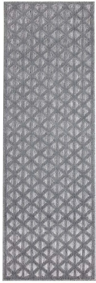 Carpet City Teppich »In-& Outdoorteppich Santorini 446, 3D-Effekt, Geo-Muster«, rechteckig, 5 mm Höhe, Wetterfest & UV-beständig für Terrasse, Balkon, Küche, Flur