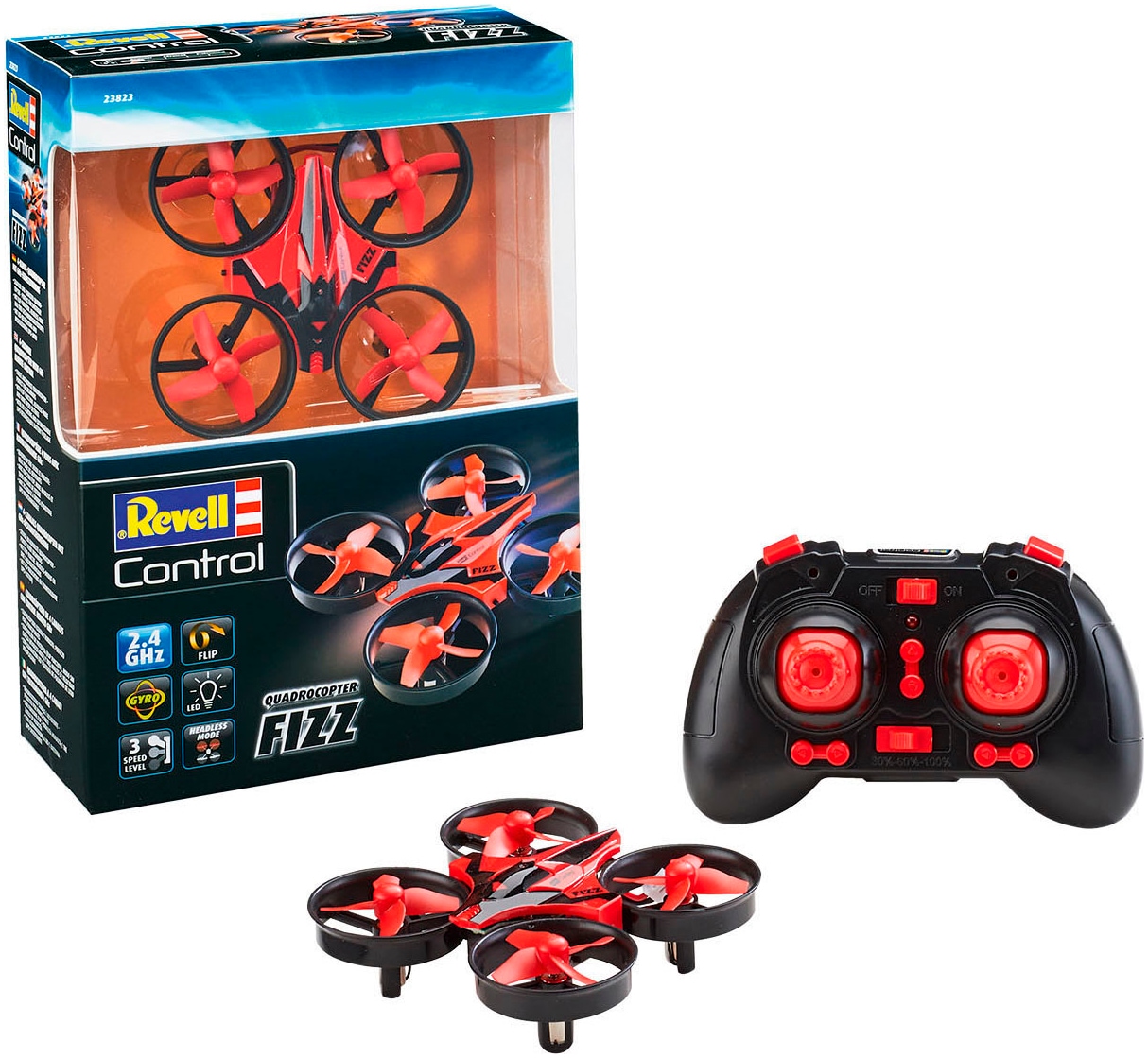 Revell® RC-Quadrocopter »Revell® control, RC Mini Quadrocopter "Fizz", 2.4Ghz F«, mit LED-Lichtern