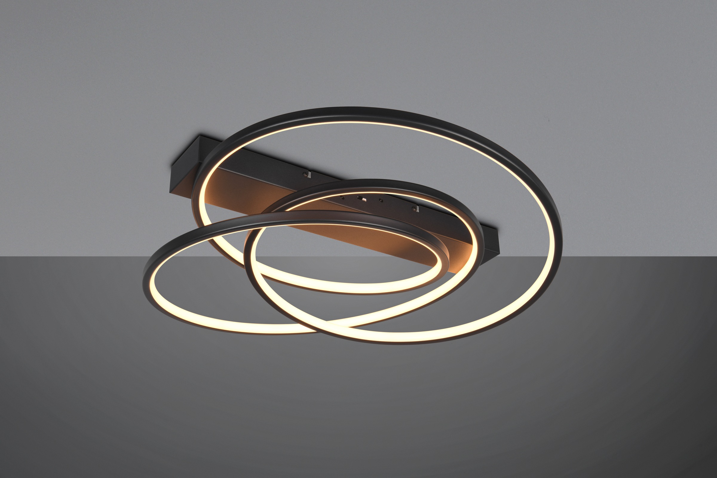 TRIO Leuchten LED Deckenleuchte »DARVIN, LED Deckenlampe 34W 4500 Lumen, dimmbar Lichtfarbe einstellbar« LED-Board 1 Stk. warmweiß - kaltweiß CCT 2300/3000/4000K warmweiß-kaltweiß, Deckenlampe Büro Wohnzimmer