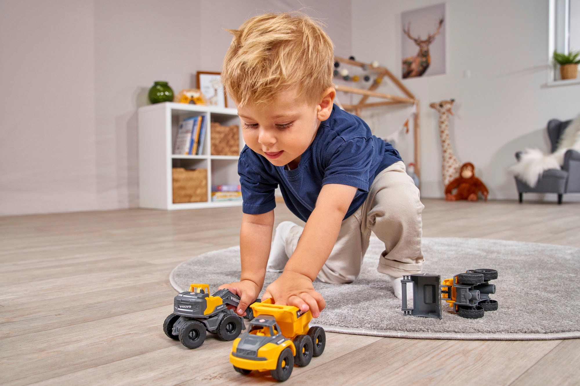Dickie Toys Spielzeug-Baumaschine »Volvo Construction Set«
