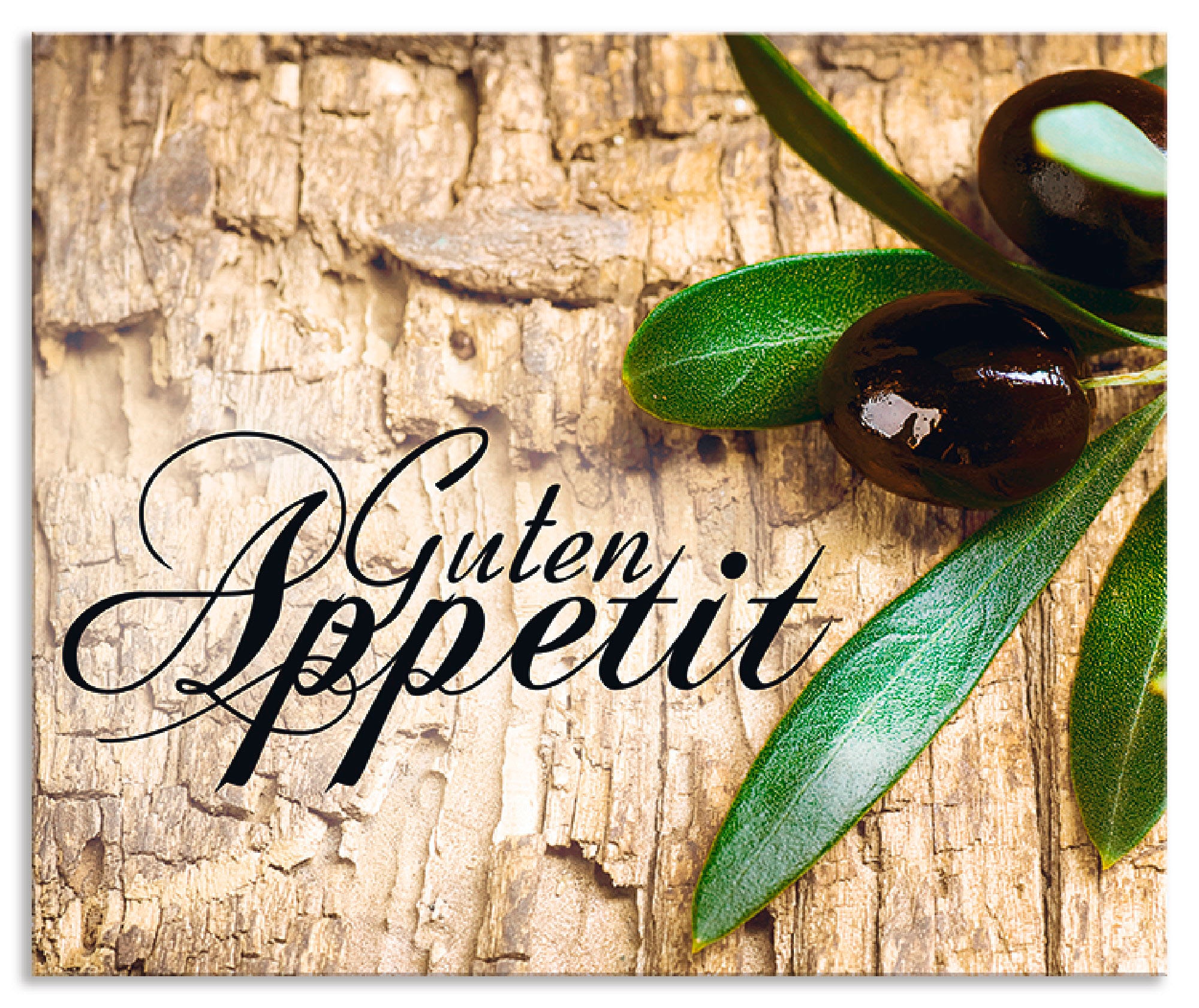 Artland Küchenrückwand "Oliven Guten Appetit", (1 tlg.), Alu Spritzschutz m günstig online kaufen