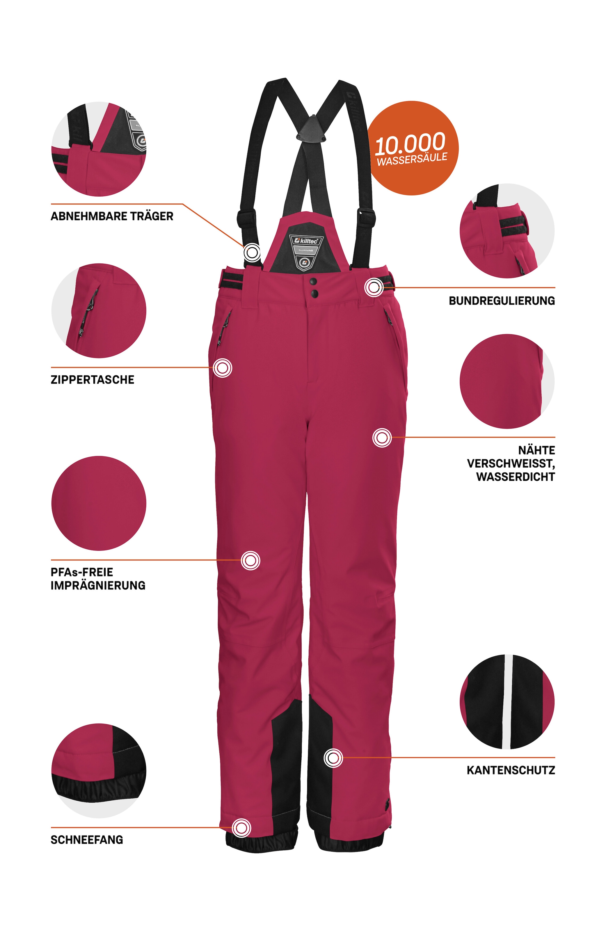 Killtec Skihose »KSW 77 GRLS SKI PNTS«