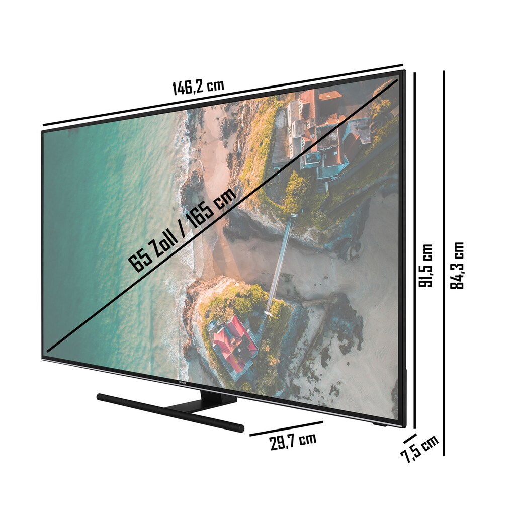 Hitachi LED-Fernseher »U65KA6150«, 165 cm/65 Zoll, 4K Ultra HD, Smart-TV-Android TV