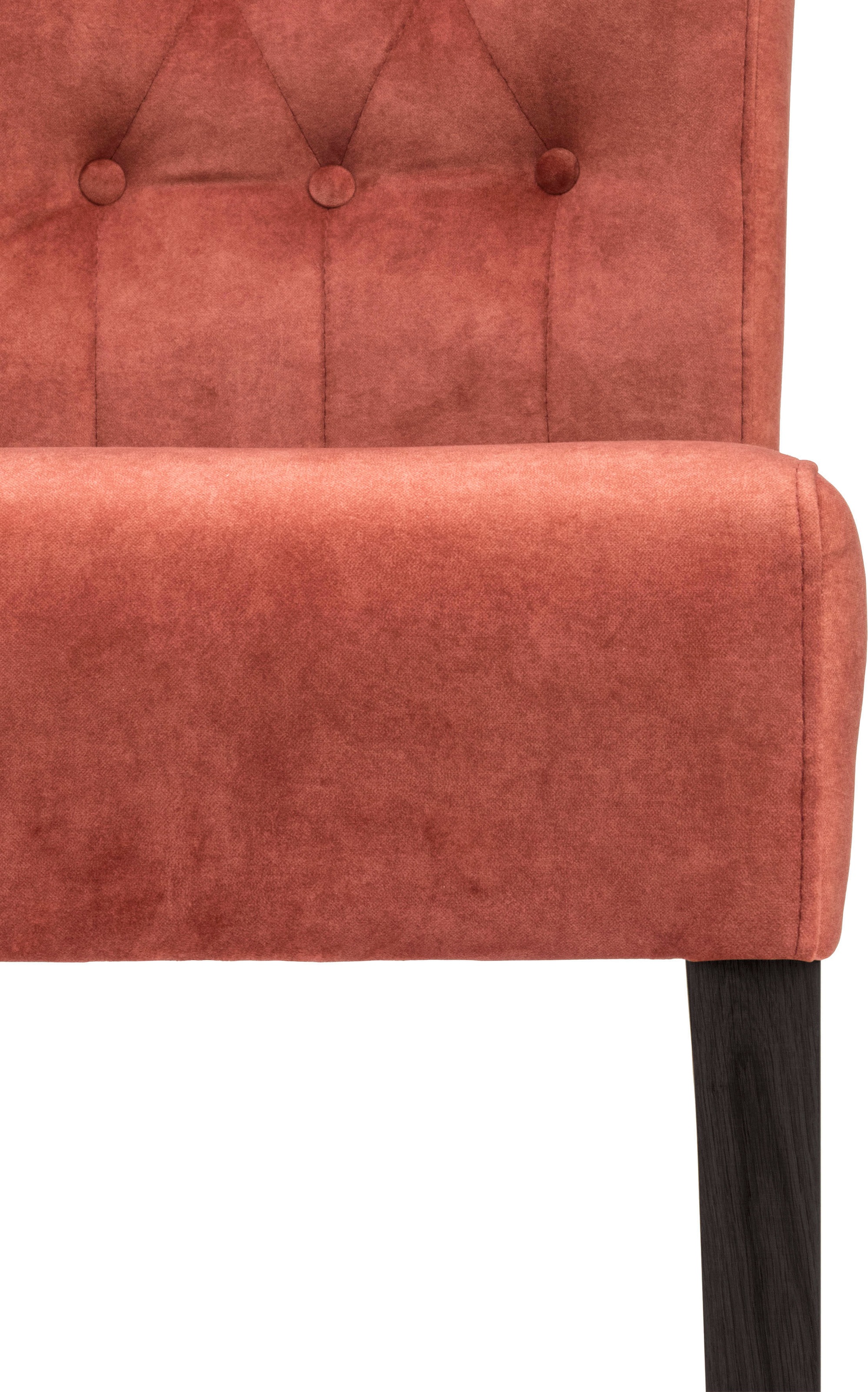 Home affaire Esszimmerstuhl »Queen BESTSELLER«, (Set), 2 St., Samtvelours, Polsterstuhl mit Knopfheftung, 2er, 4er oder 6er Set