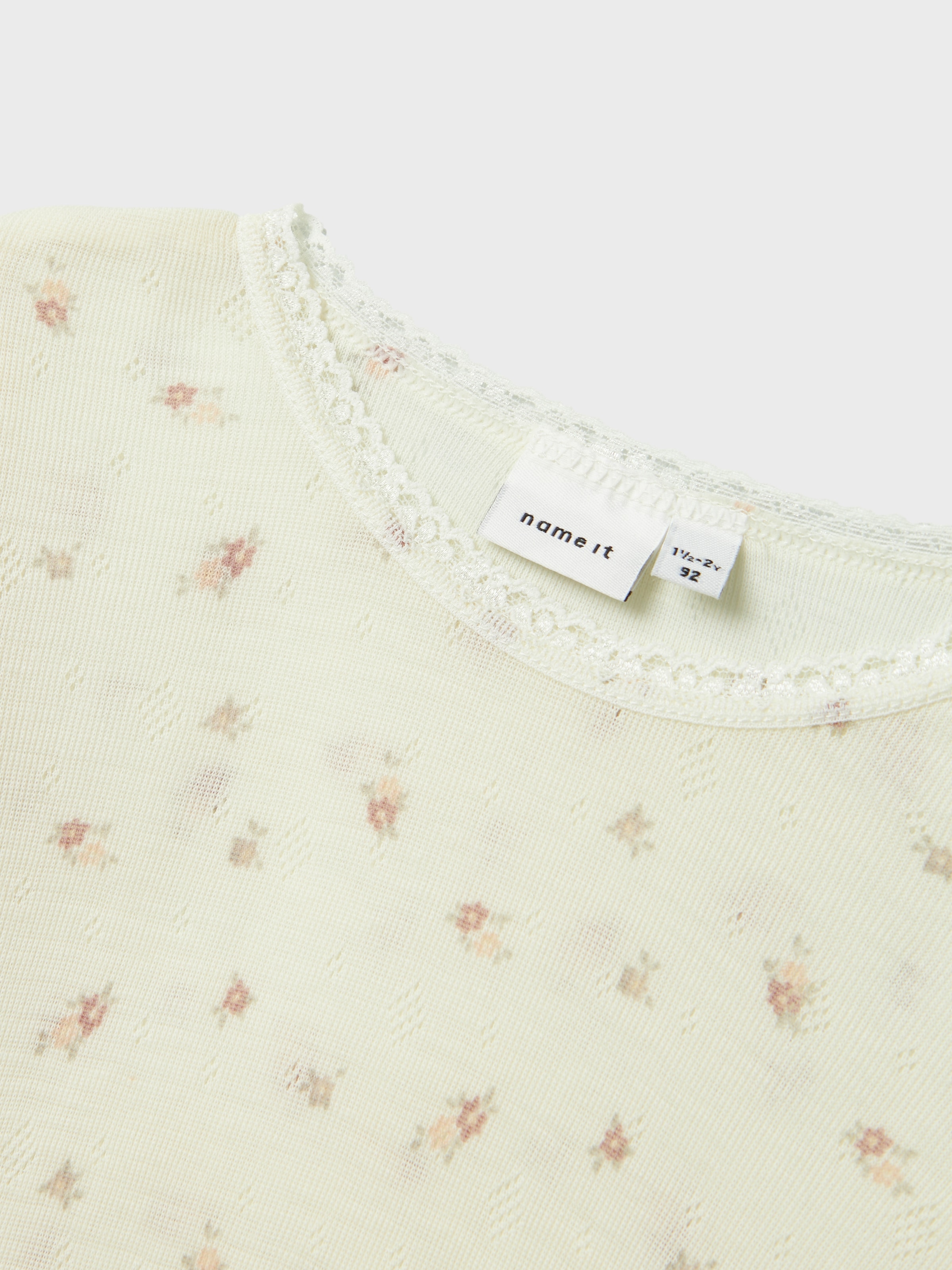 Name It Langarmshirt »NMFWANG WOOL NEEDLE LS TOP NOOS«, aus reiner Merinowolle
