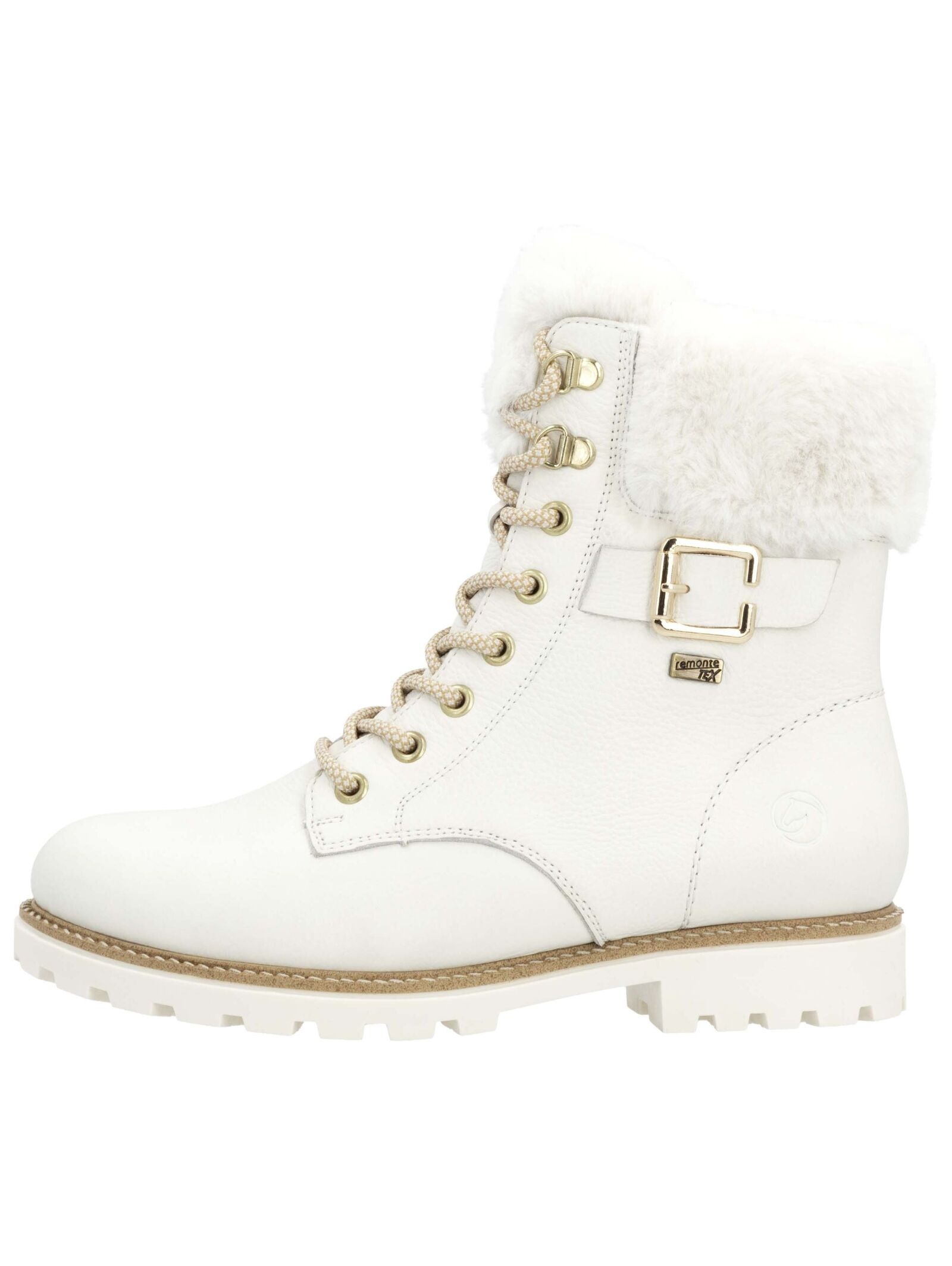 Remonte Schnürstiefelette »Remonte Stiefelette Leder/Fell«