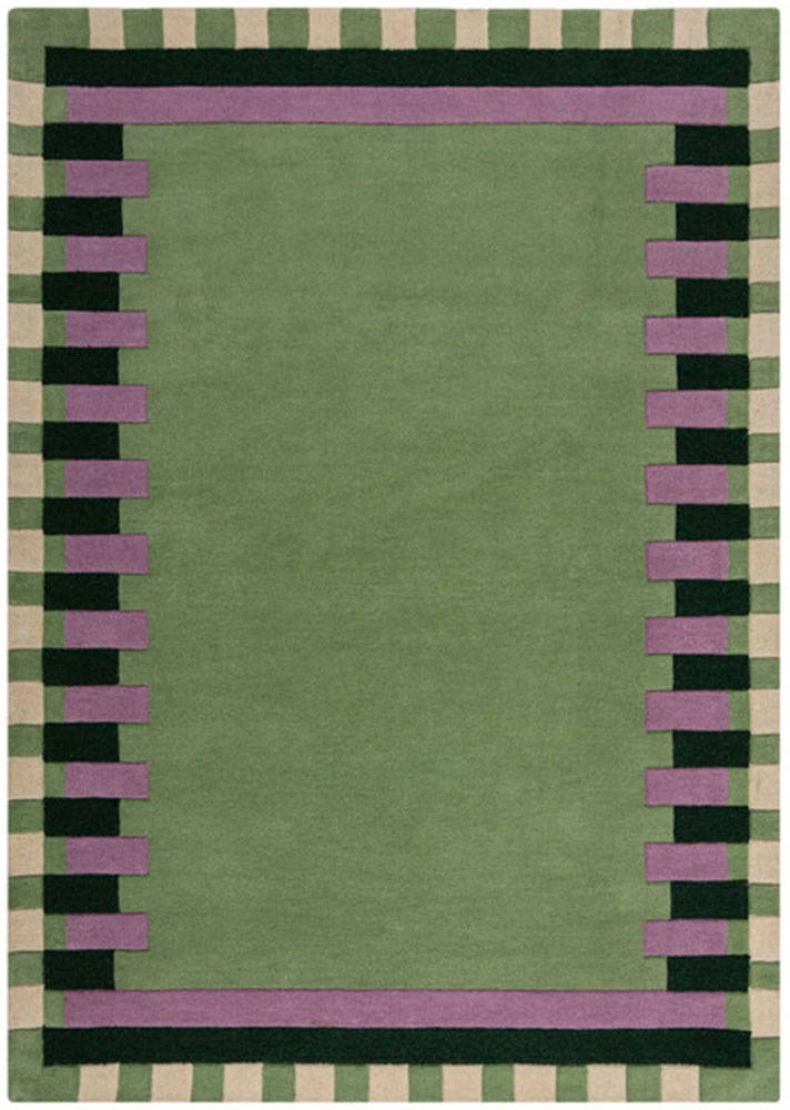 FLAIR RUGS Wollteppich »Kai Wool Border«, rechteckig, 10 mm Höhe, Kai Wool günstig online kaufen