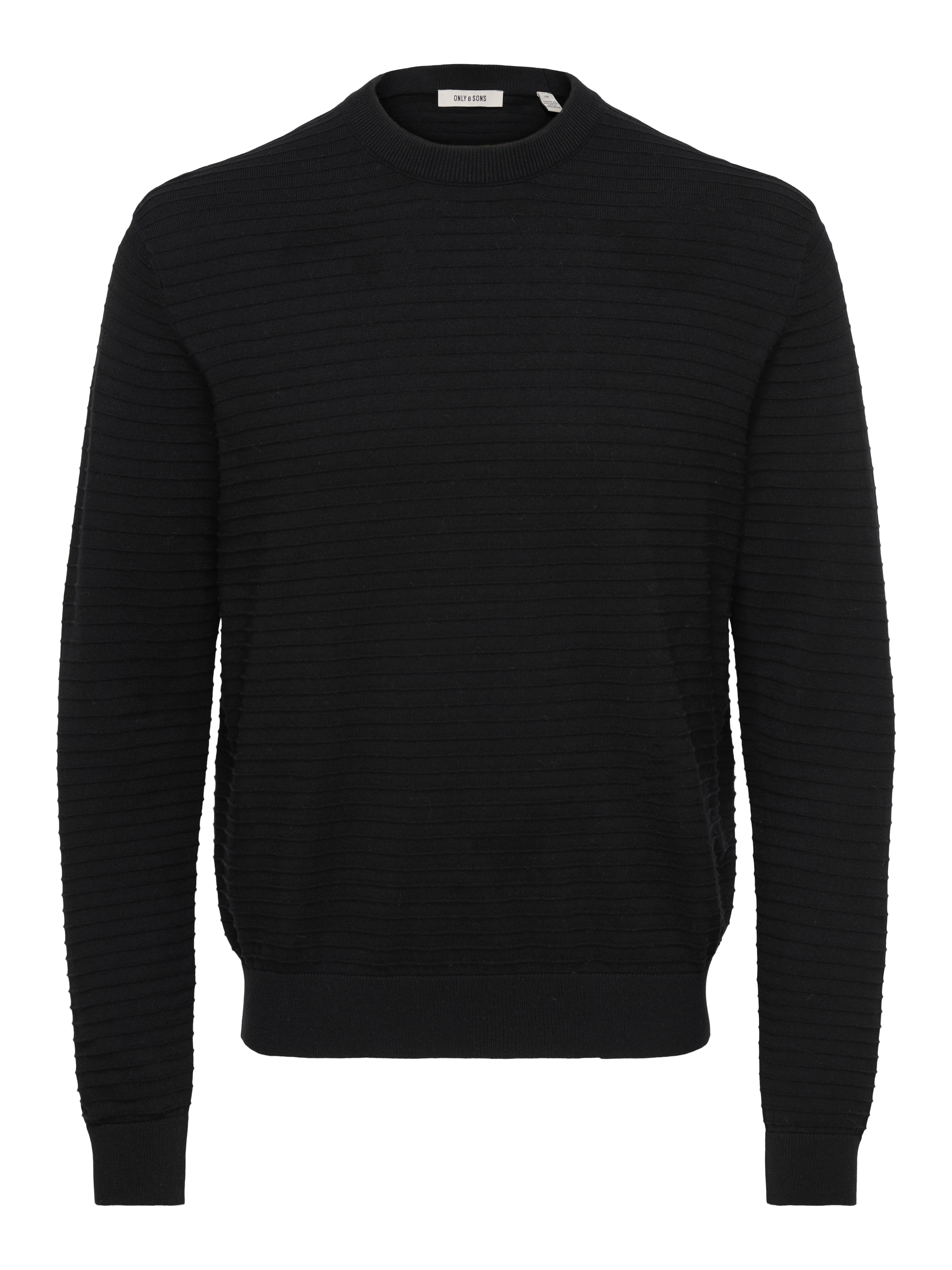 ONLY & SONS Rundhalspullover »ONSSTORM LS CREW KNIT OTL« Baumwolle, regular fit