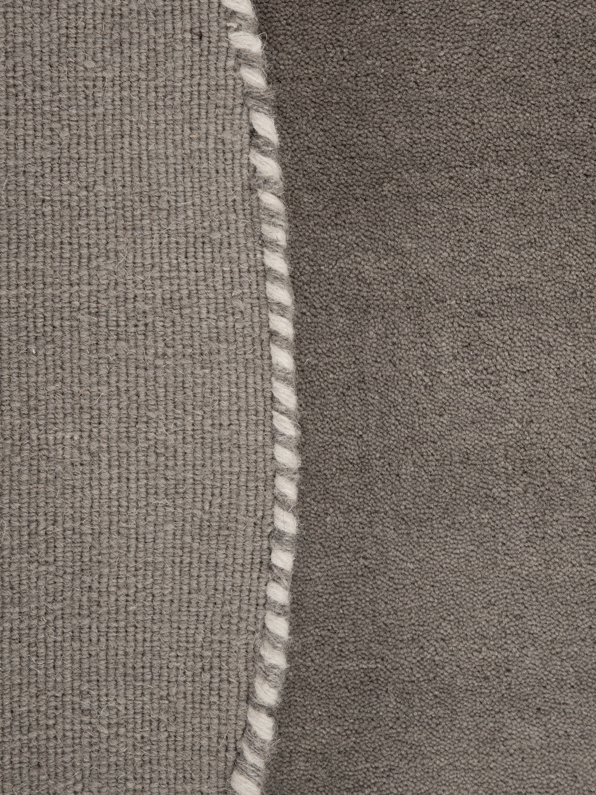 carpetfine Wollteppich »Gabbeh Lola Uni«, rund, 14 mm Höhe, mit natürlichem Pflanzenmaterial von Hand gewebt, auch als Läufer