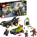 LEGO® Konstruktionsspielsteine »Batman™ vs. Joker™: Verfolgungsjagd im Batmobil (76180)«, (136 St.), LEGO® DC Comics Super Heroes