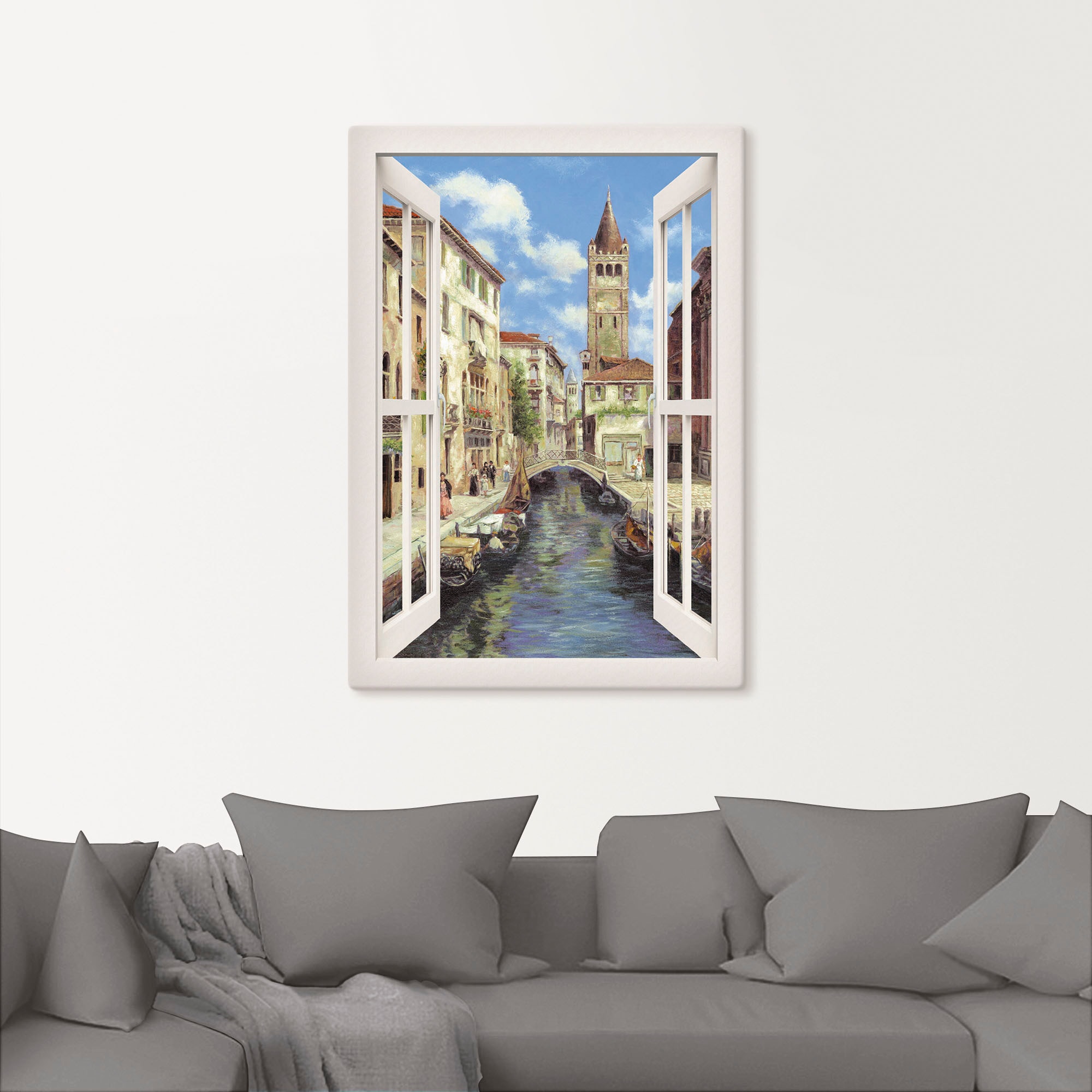 Artland Wandbild »Venedig«, Venedig, (1 St.), als Leinwandbild, Wandaufkleb günstig online kaufen