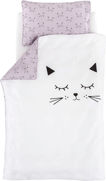 Träumeland Babybettwäsche »kuschelweiche Bettwäsche Schmusekatze« 2 Stk. tl günstig online kaufen