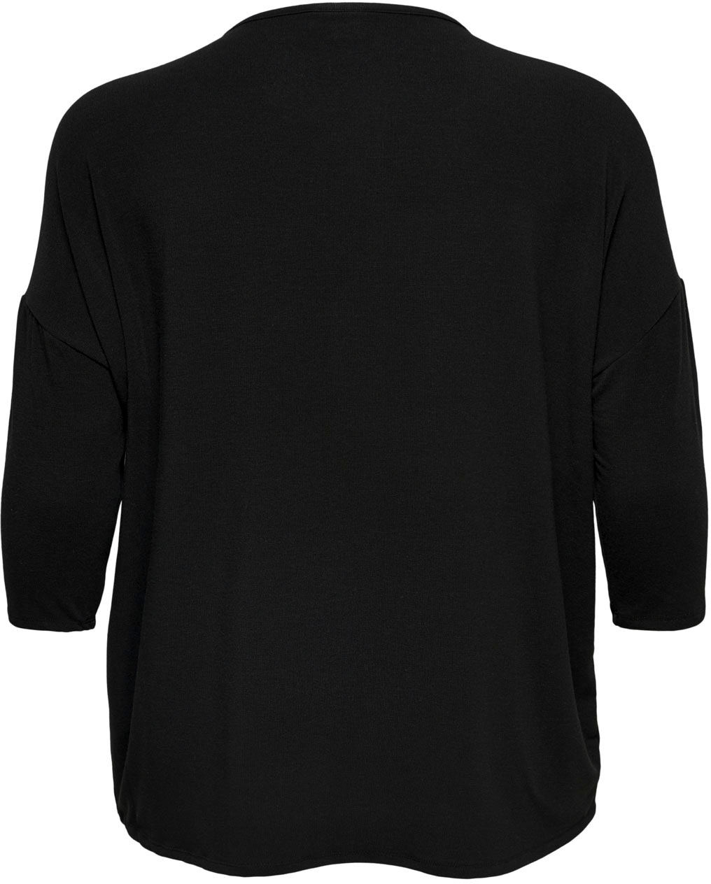 ONLY CARMAKOMA 3/4-Arm-Shirt »CARLAMOUR« aus weichem Materialmix