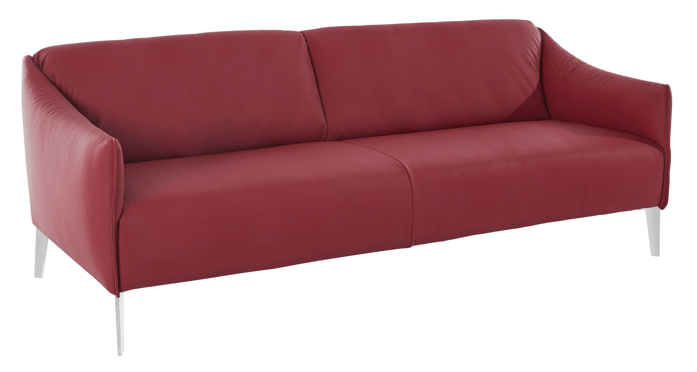 W.SCHILLIG 2,5-Sitzer »sally«, mit Metall-Winkelfüßen in Chrom glänzend, Breite 194 cm