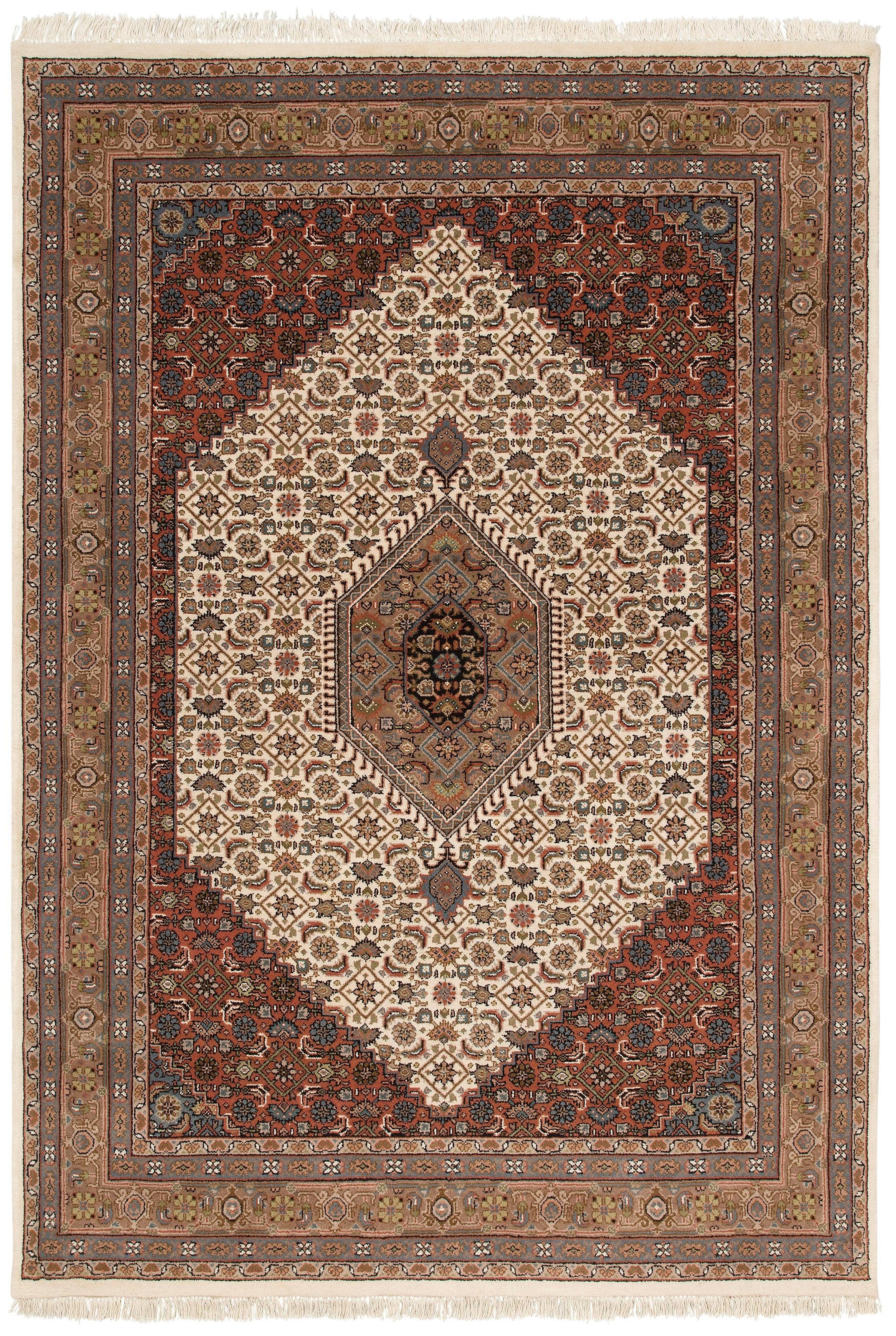 OTTO home Wollteppich »Fares« rechteckig 12 mm Höhe handgeknüpft, reine Wol günstig online kaufen