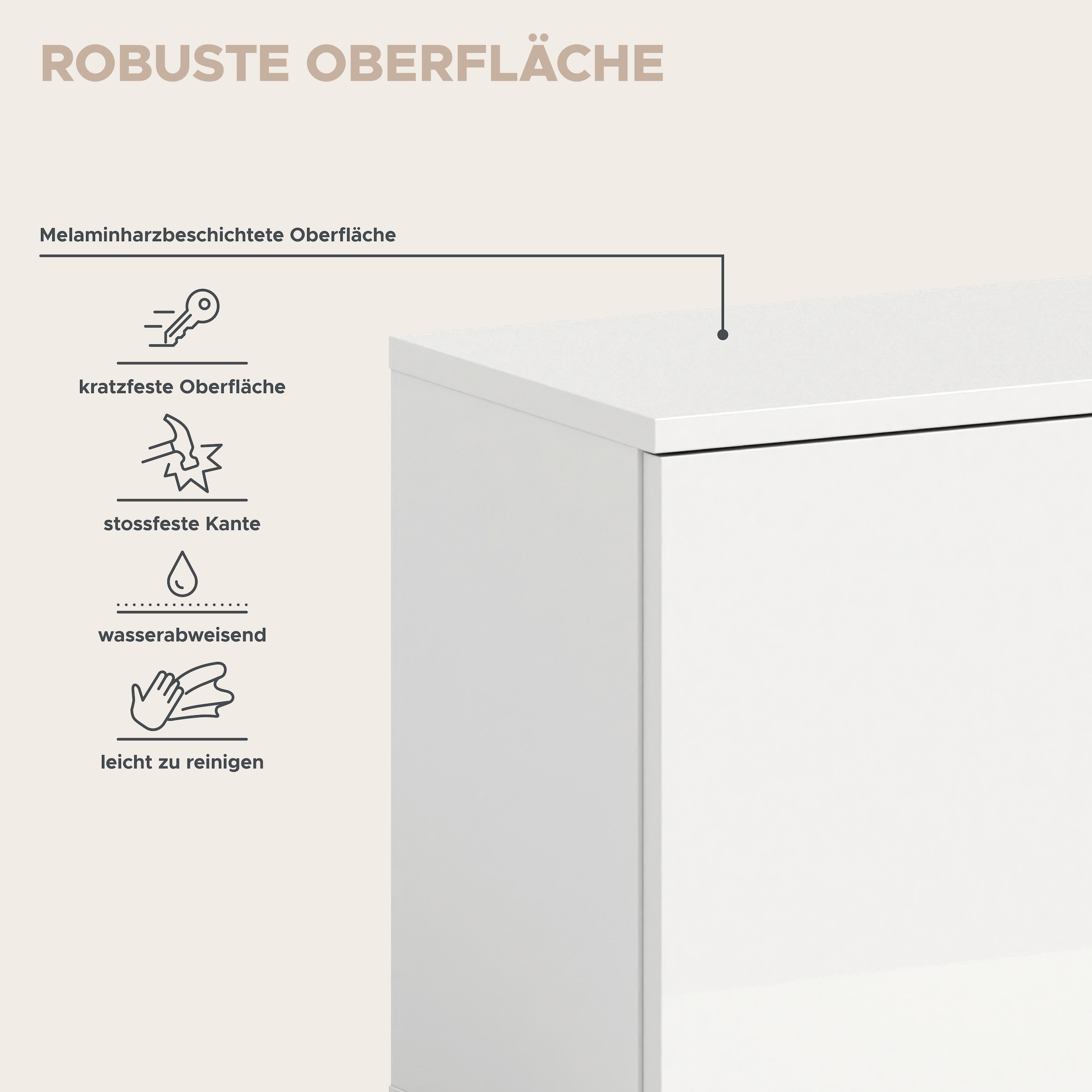 INOSIGN Garderoben-Set, (3 St.), Trondheim, Garderobenset 3-tlgBreite 130 cm, Flur, Diele, Kombination