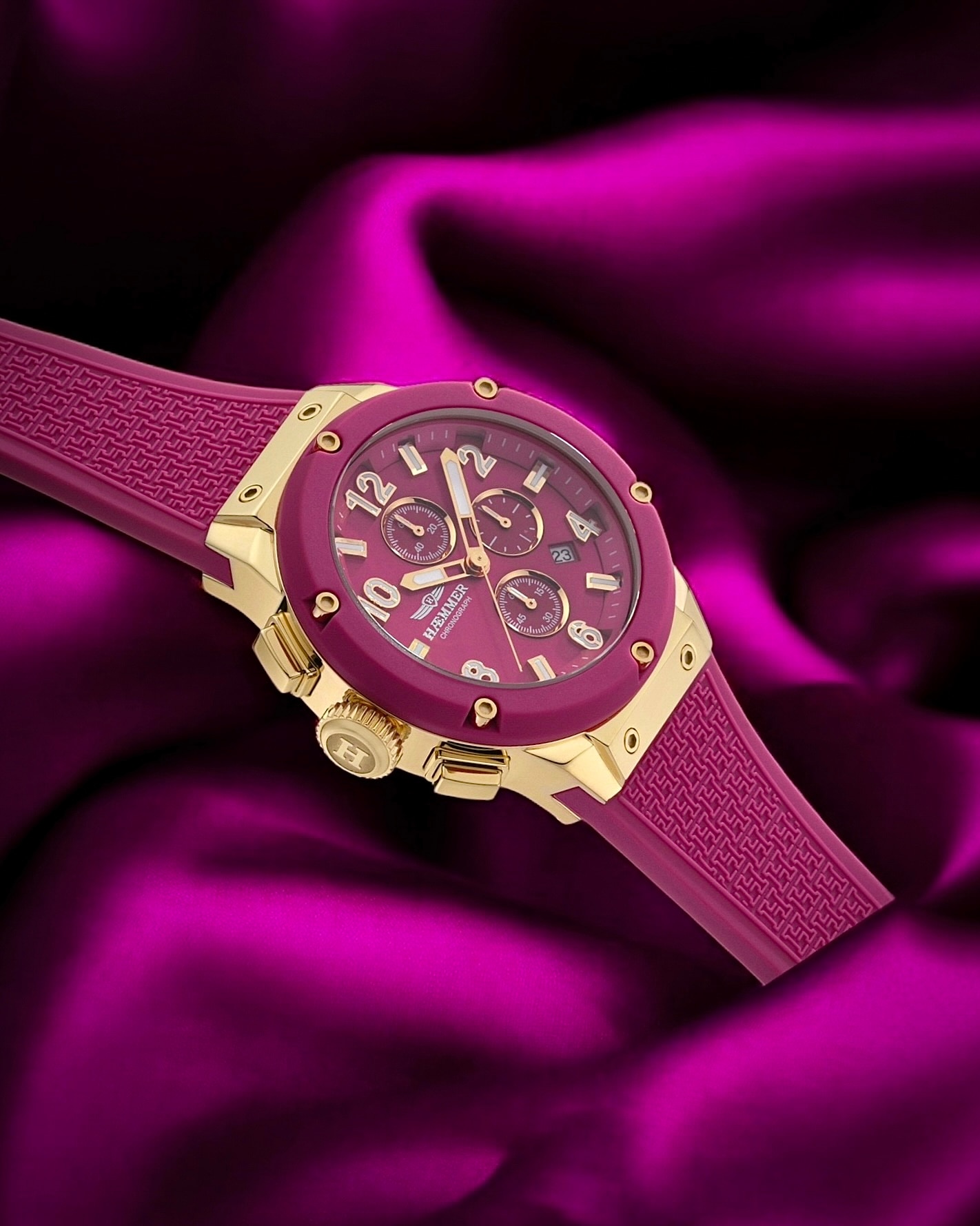 HAEMMER GERMANY Chronograph »WAVE MASTER«, Quarzuhr, Armbanduhr, Damenuhr, Herrenuhr, Made in Germany