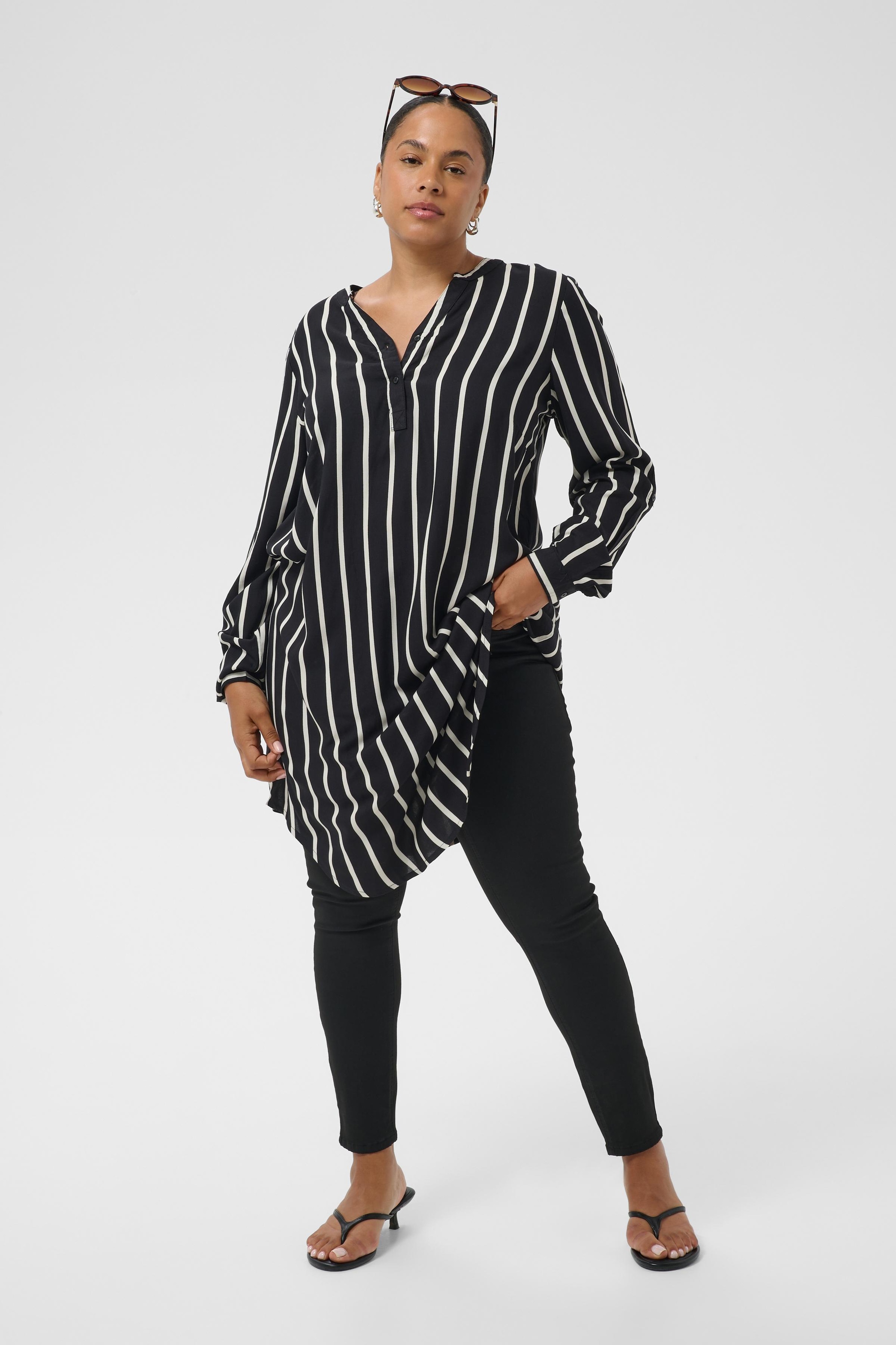 KAFFE Curve Midikleid »Damen Kleid KCmilana«