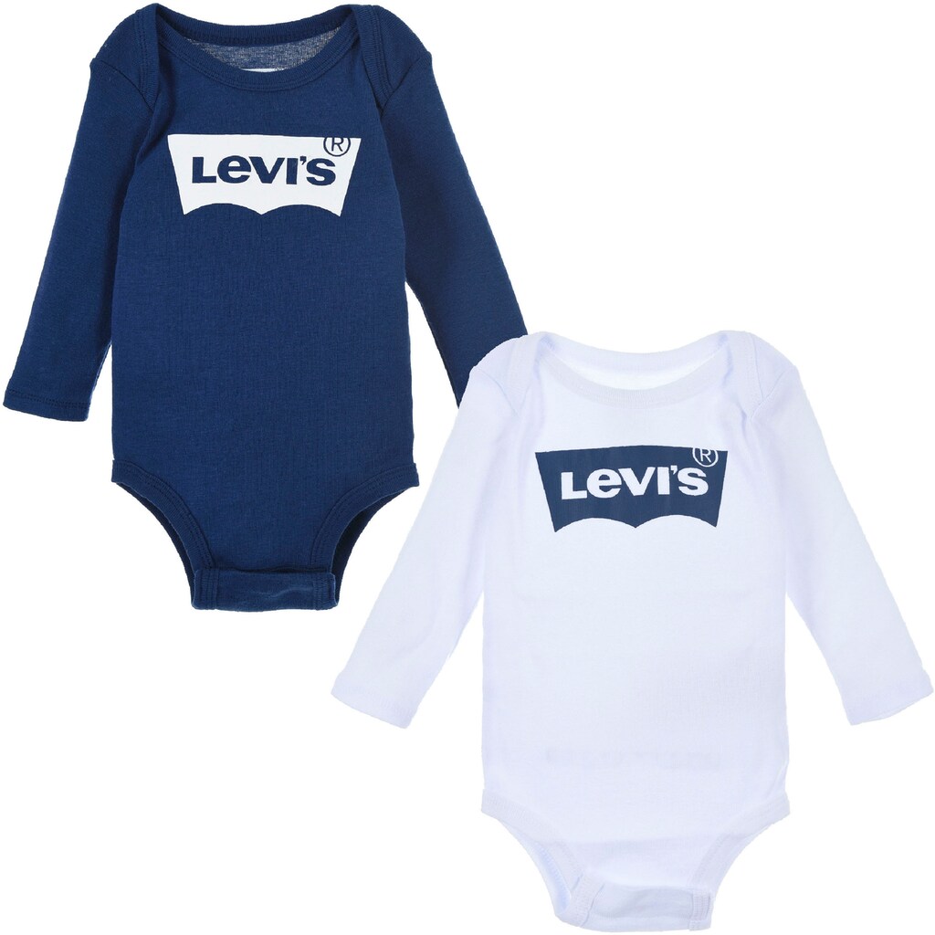 Levi's® Kids Langarmbody »LS 2PK BATWING BODYSUIT«, (2 tlg.), UNISEX