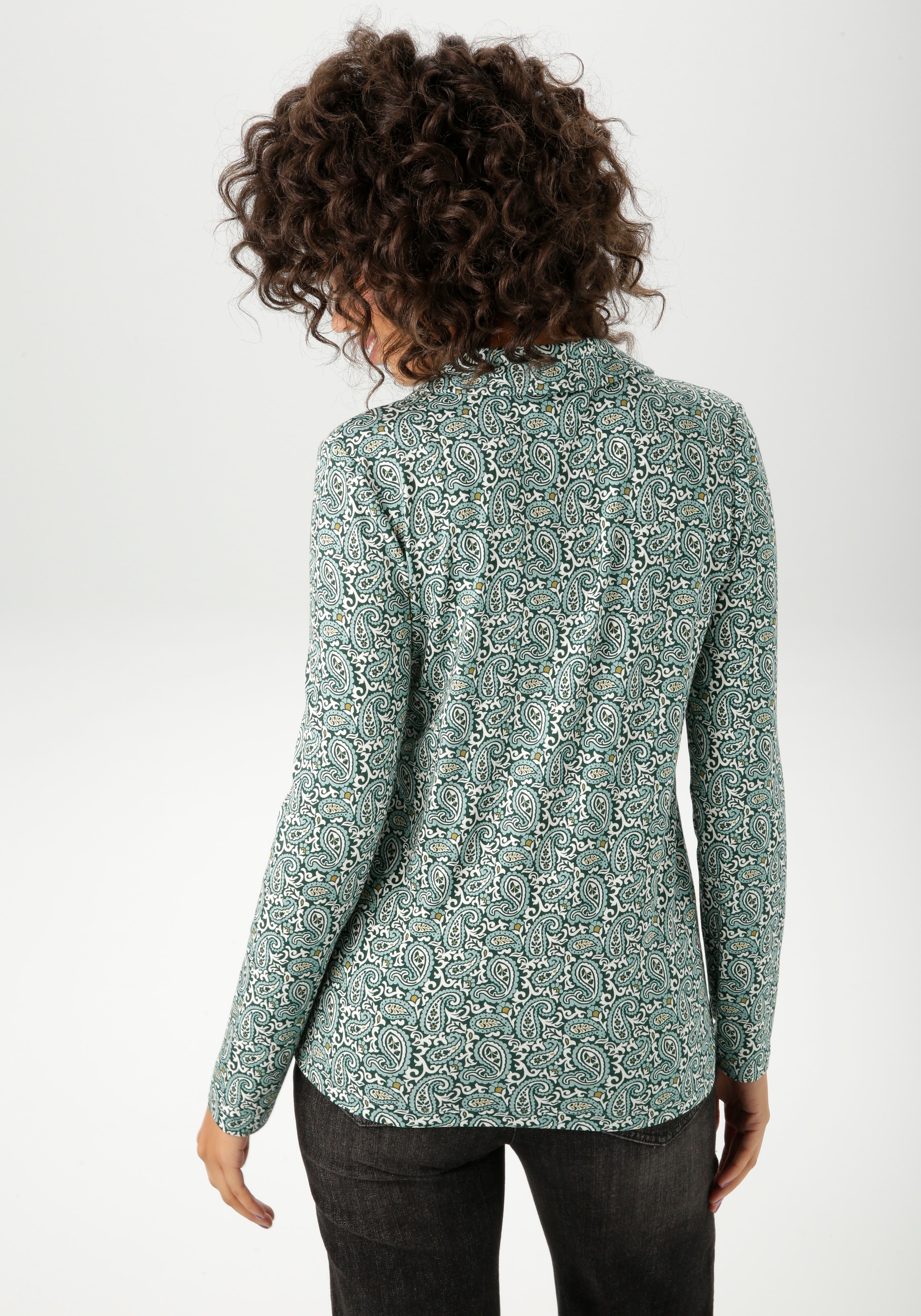 Aniston CASUAL Shirtbluse, mit farbharmonischem Paisley-Muster - NEUE KOLLEKTION