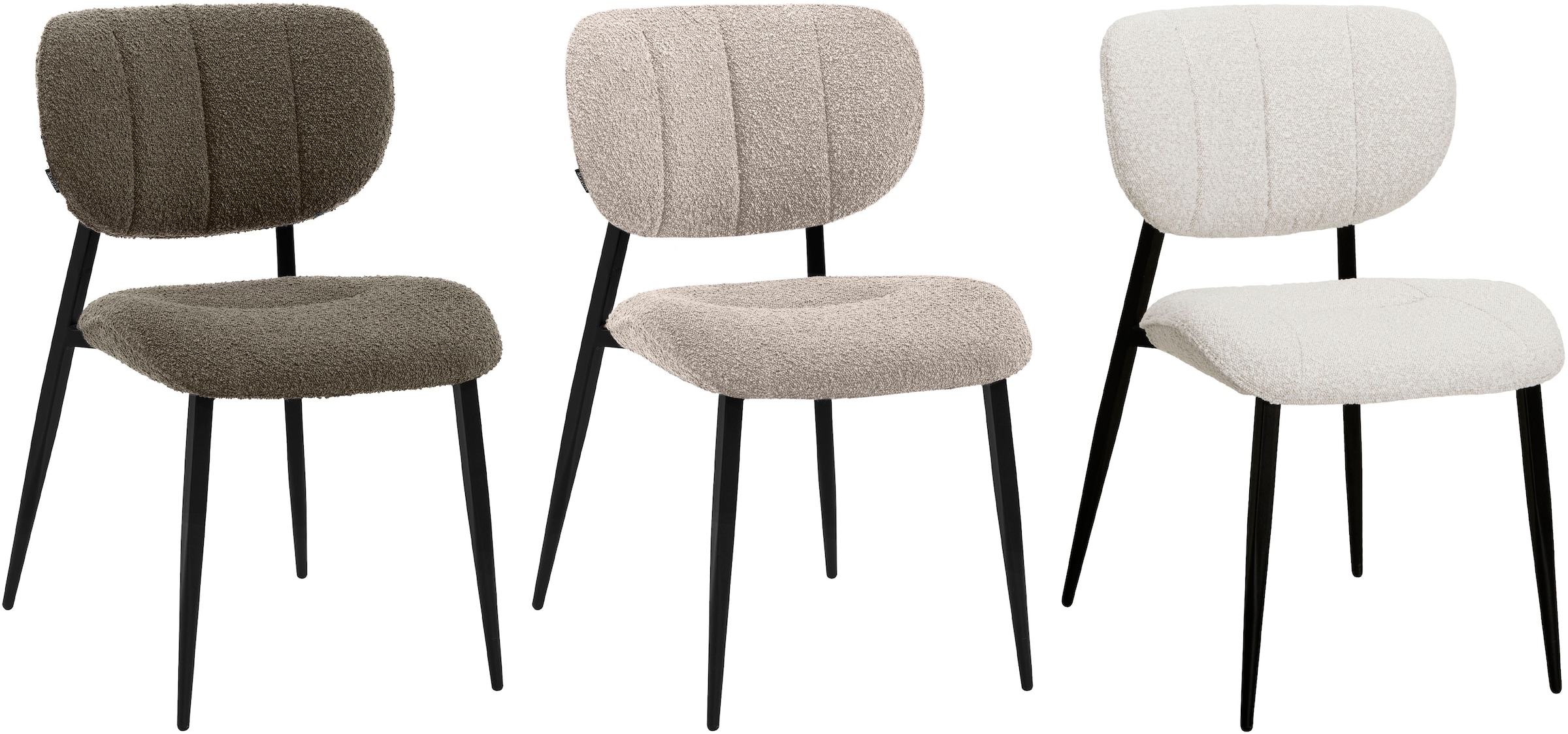 OMG Design Esszimmerstuhl »Joe«, (Set), 1 St., Stoff, moderner Bouclé Bezug günstig online kaufen