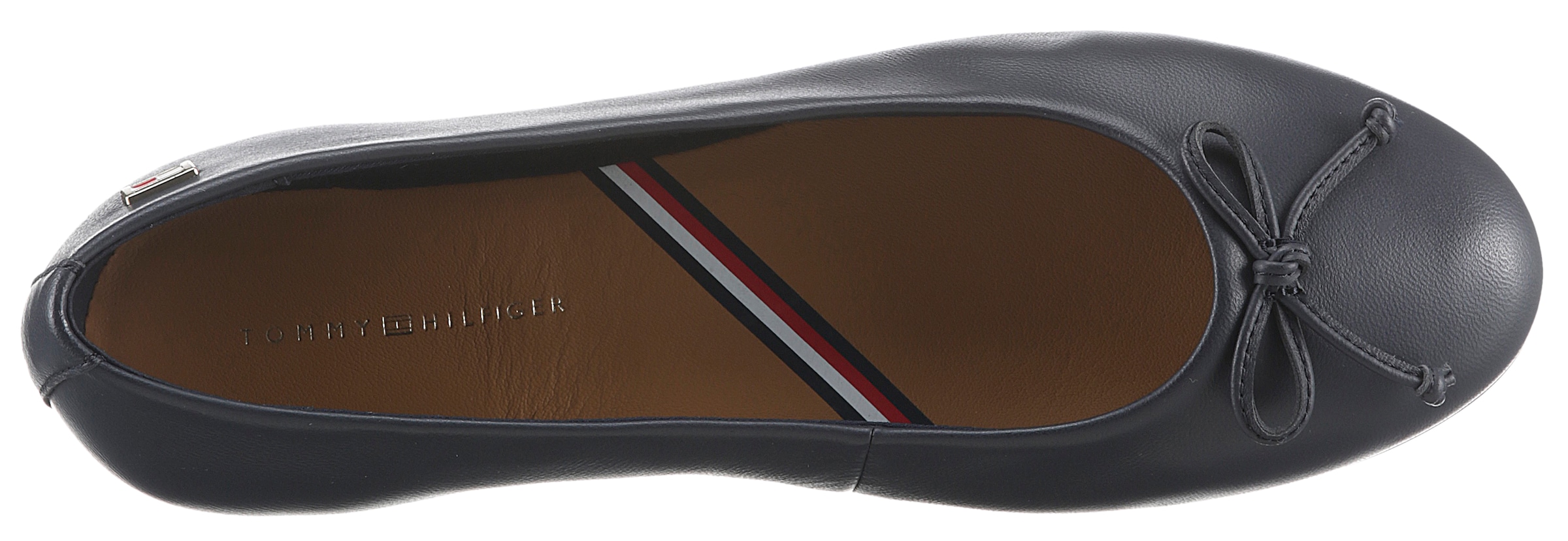 Tommy Hilfiger Ballerina »ESSENTIAL CHIC BALLERINA«, Flats, Businessschuh, Schlupfschuh in schmaler Form