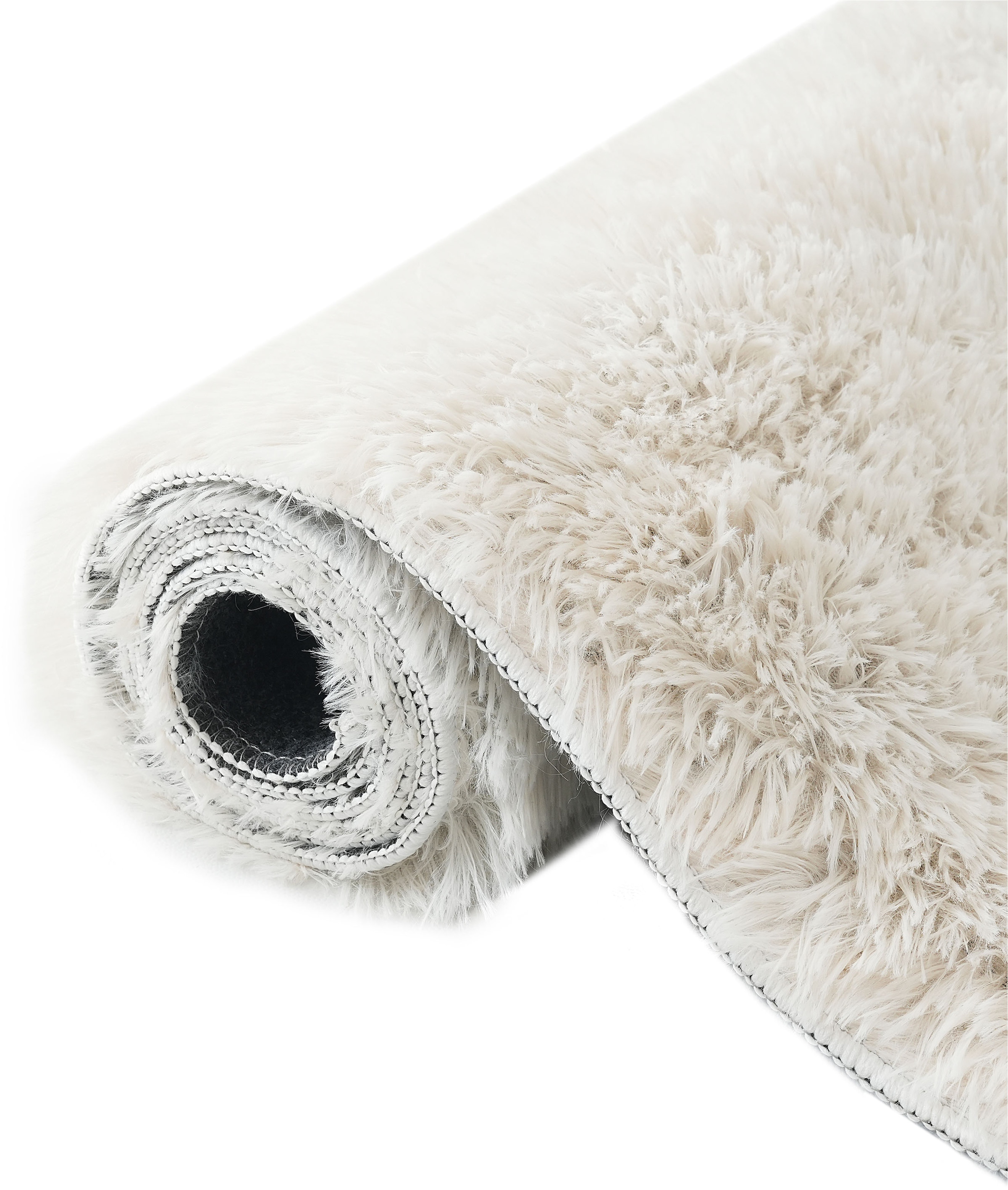 my home Hochflor-Teppich »Leava, besonders weich und kuschelig, leichter Glanz«, rechteckig, 37 mm Höhe, uni, Mikrofaser Teppiche, Wohnzimmer, Schlafzimmer, Esszimmer