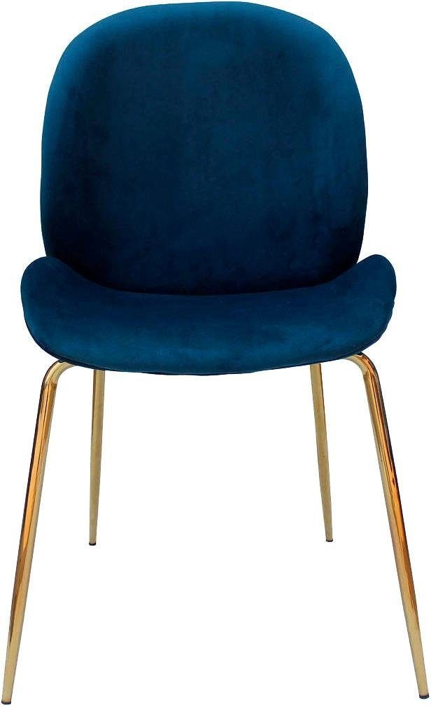 Kayoom Stuhl »Charlize 110 2er-Set, TOPSELLER! Esszimmerstühle,moderne Optik«, (Set), 2 St., Samtstoff, samtweicher Bezug, bequem, zeitlos, moderne Optik