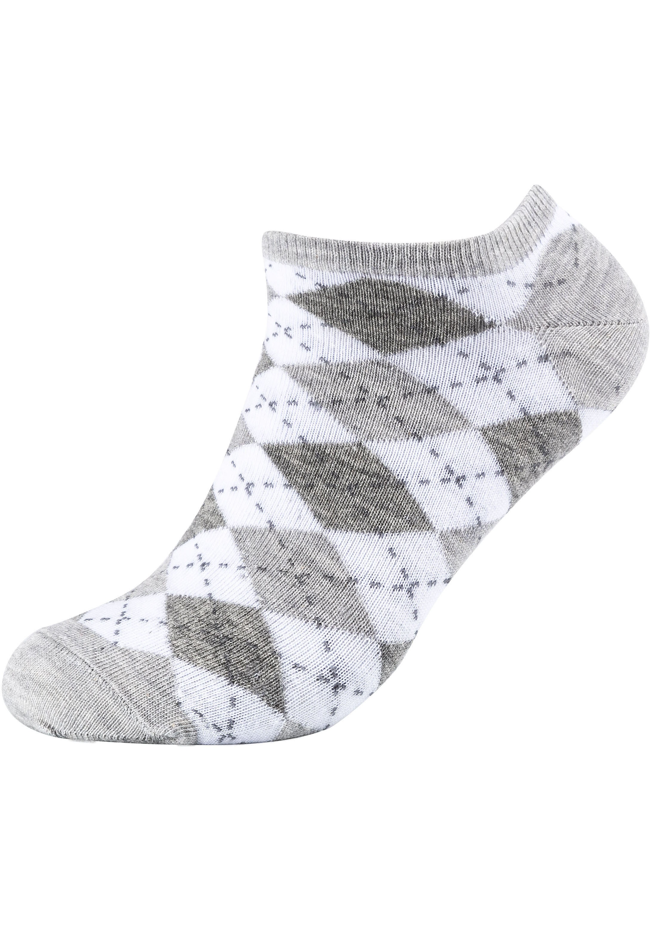 s.Oliver Kurzsocken »essentials«, (4 Paar), mit verschiedenen Designs